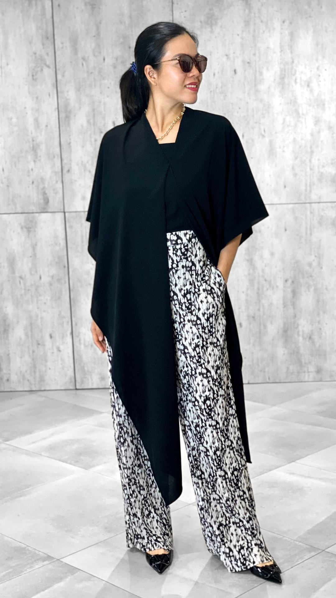 Kyoto Multi-wear Pleated Top