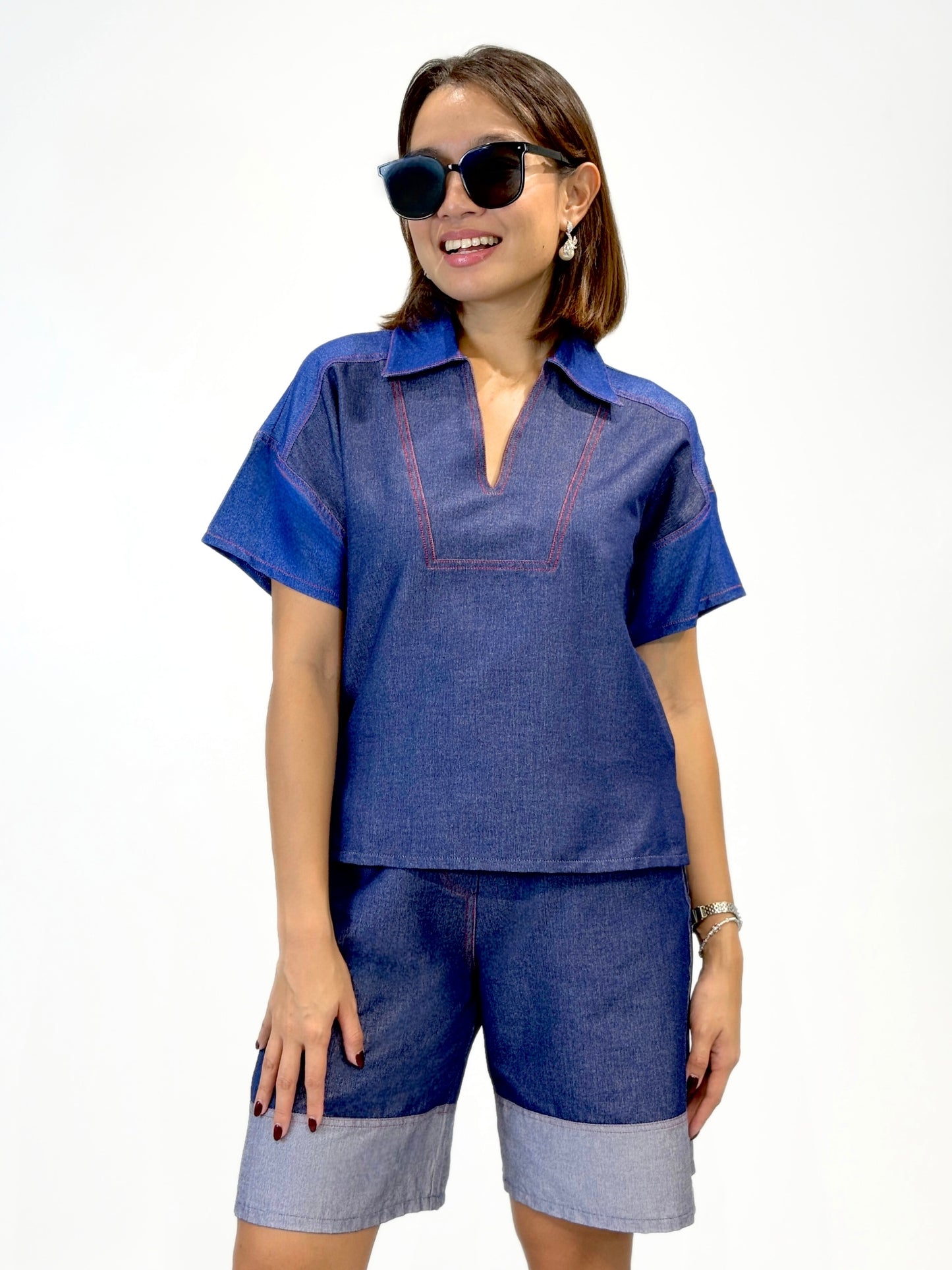 Noya Denim Top