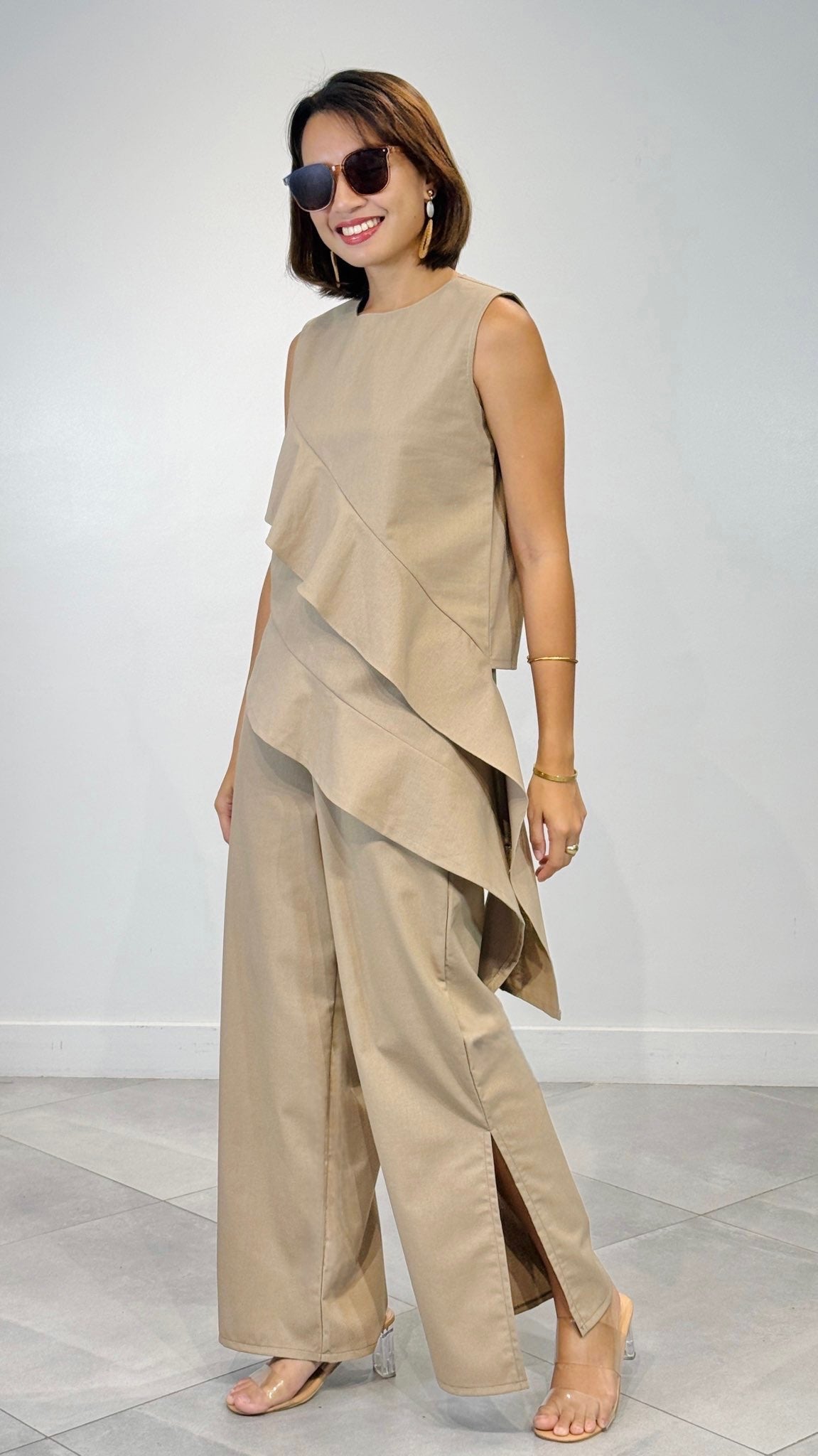 Bianca Side Slit Pants