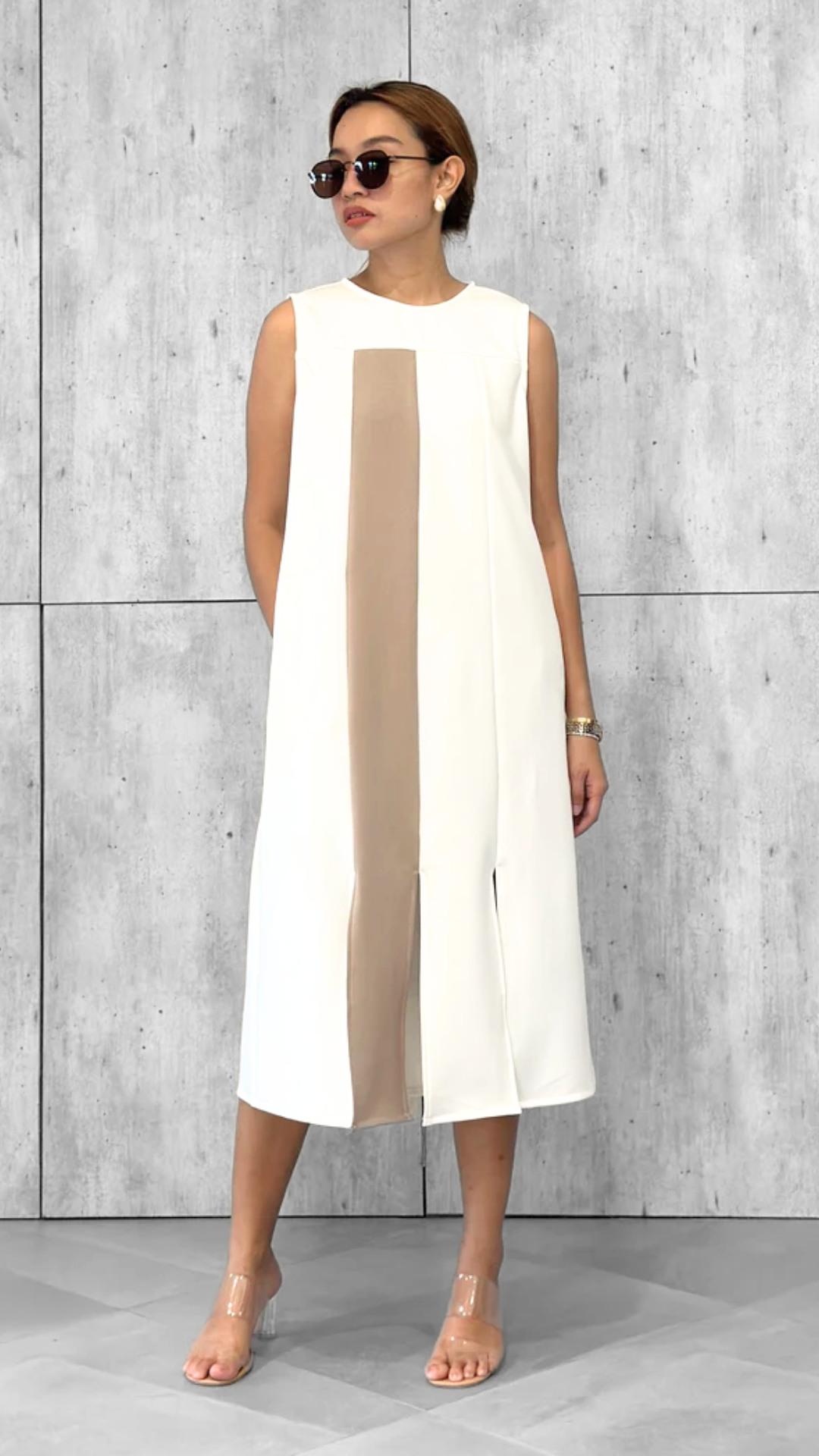 Mitch Panel Sleeveless Dress