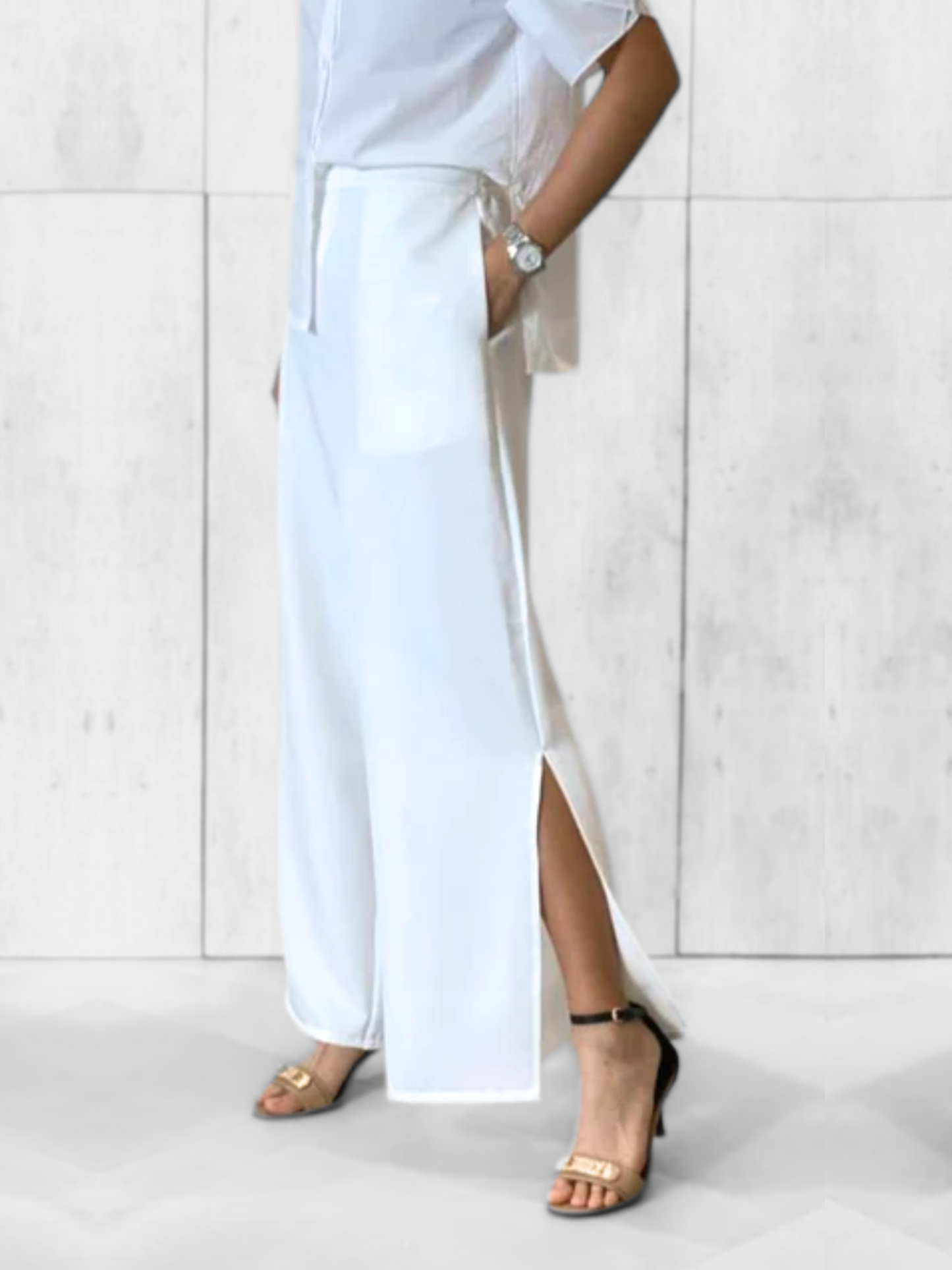 Naomi Side Slit Pants