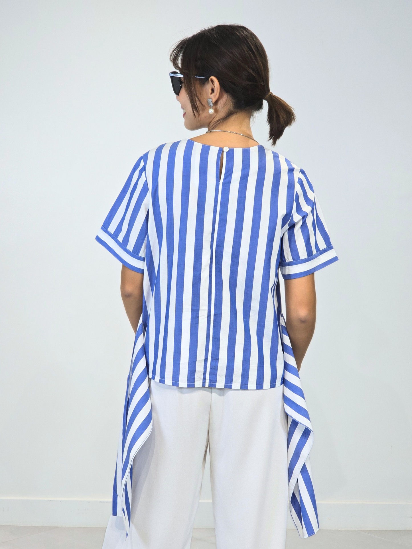 Vanessa (Plus Size) Side Drape Top