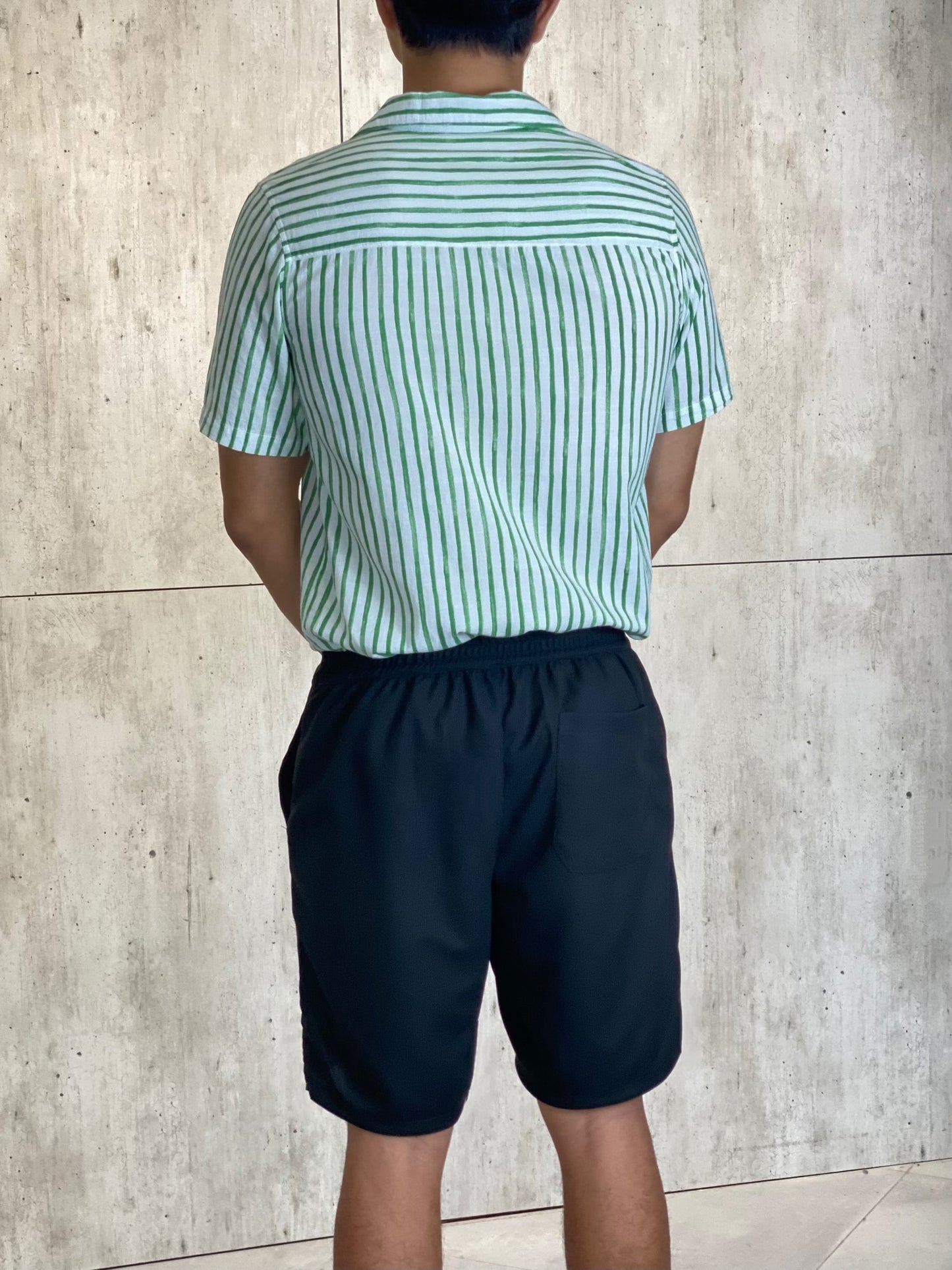 Scott Stripes Polo Top (UNISEX)