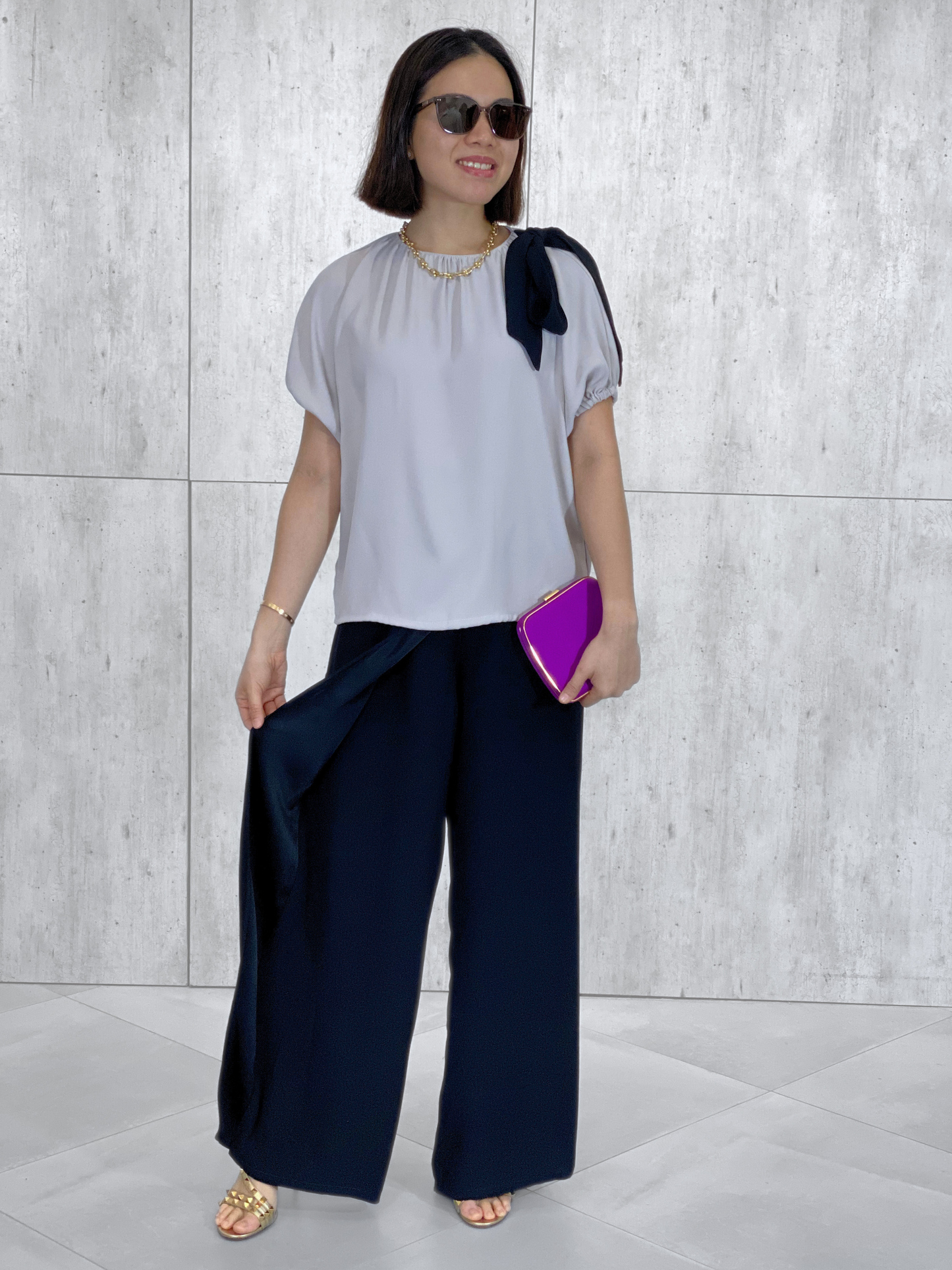 Finley (Plus Size) Overlap Accent Pants