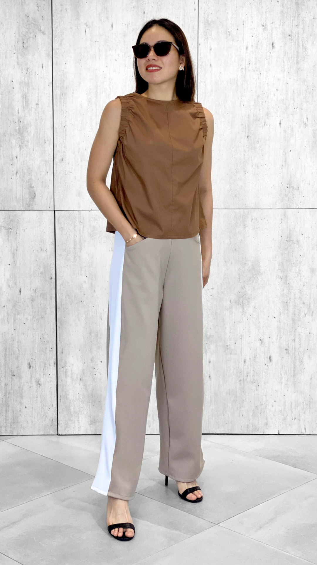 Brooke (Plus Size) Piping Top