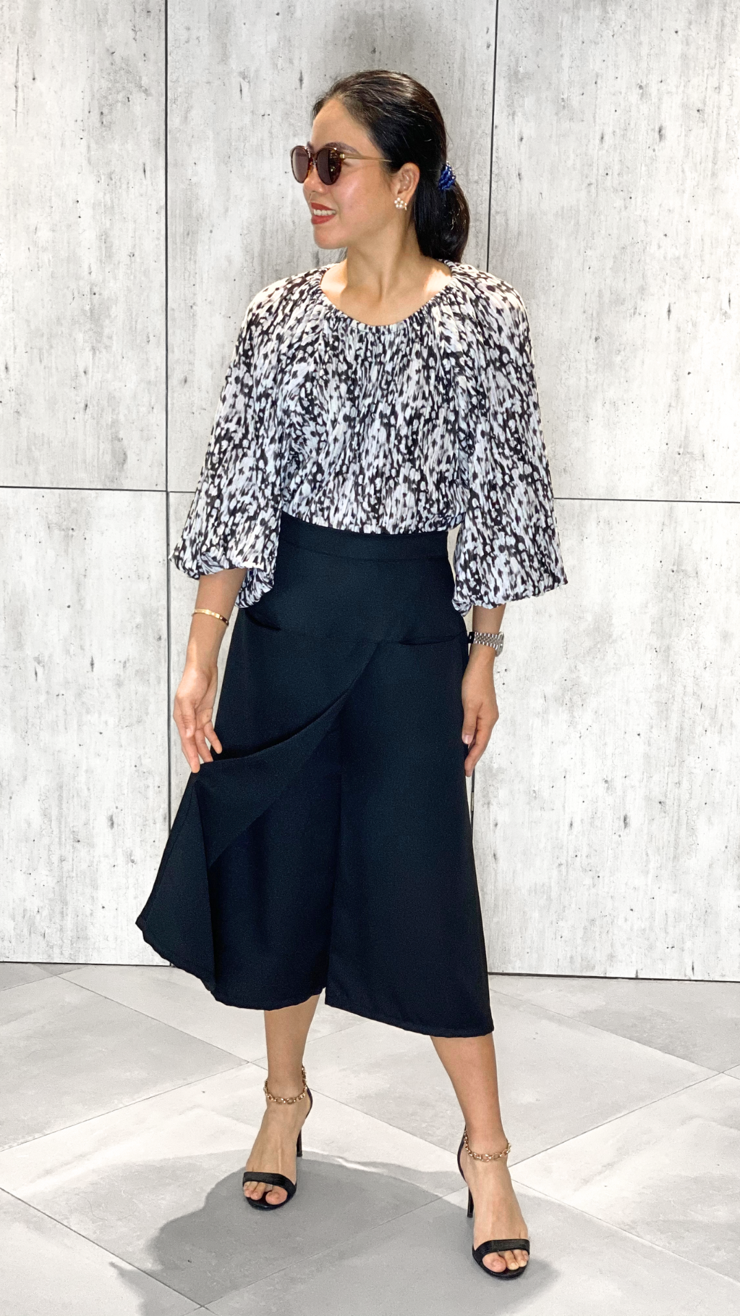 Kyoto Multi-wear Pleated Top