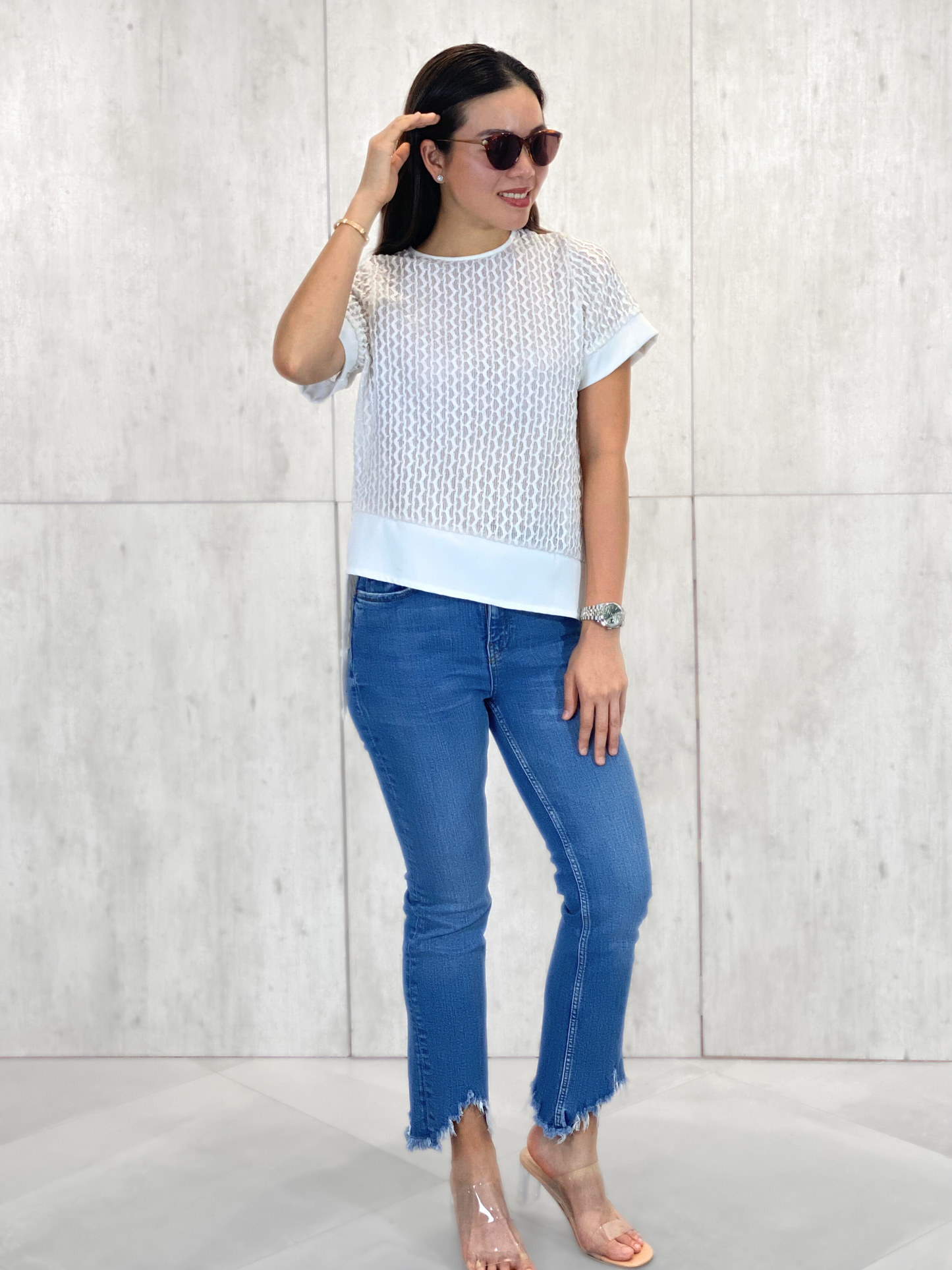 Jayce Mesh Top