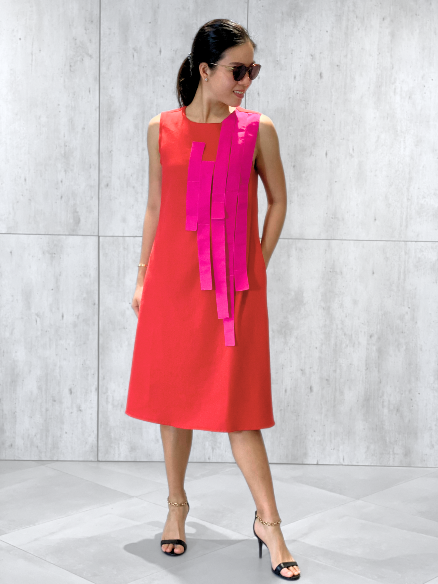 Catalina Strip Accent Dress