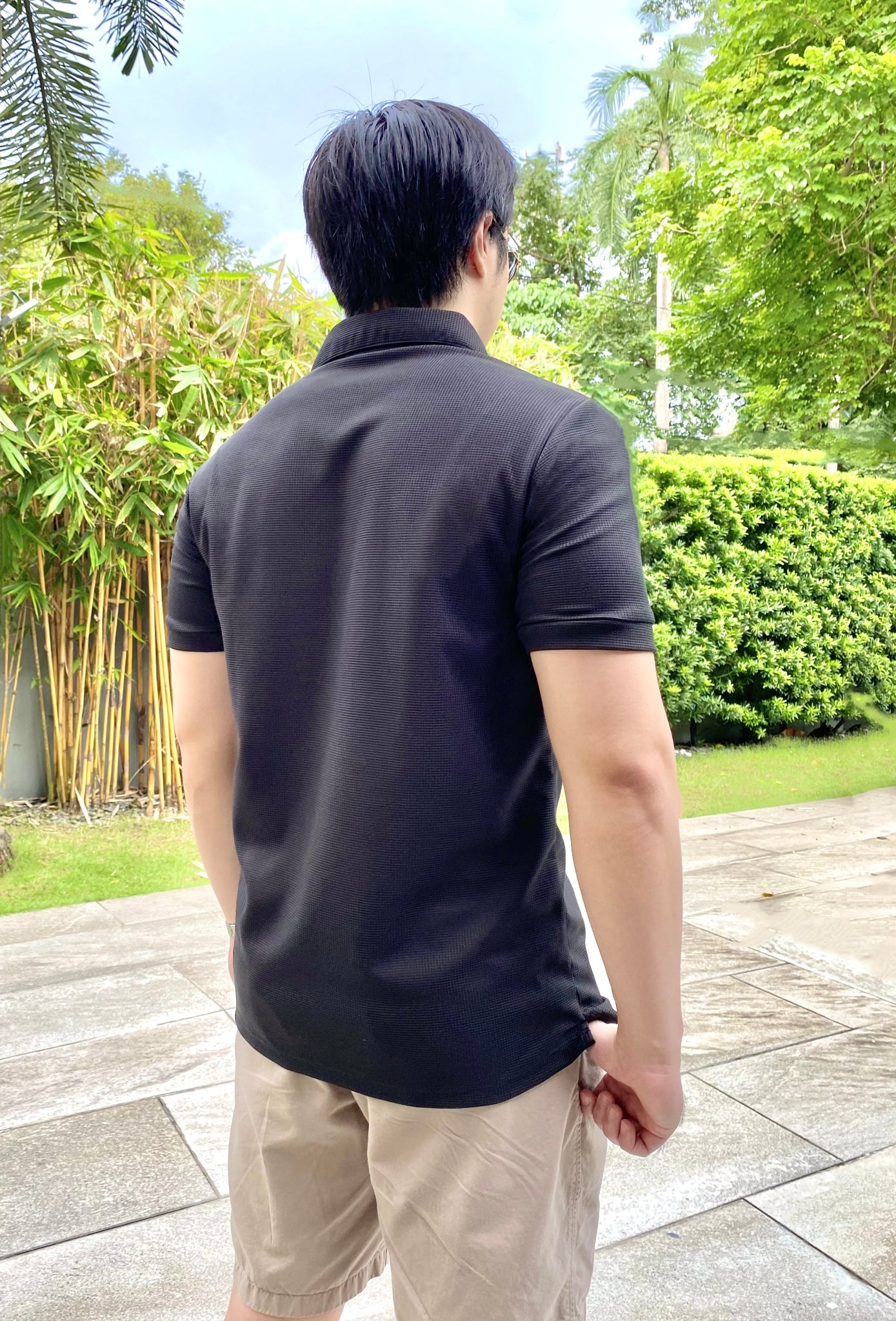 Martin Waffle Polo Top (MEN)