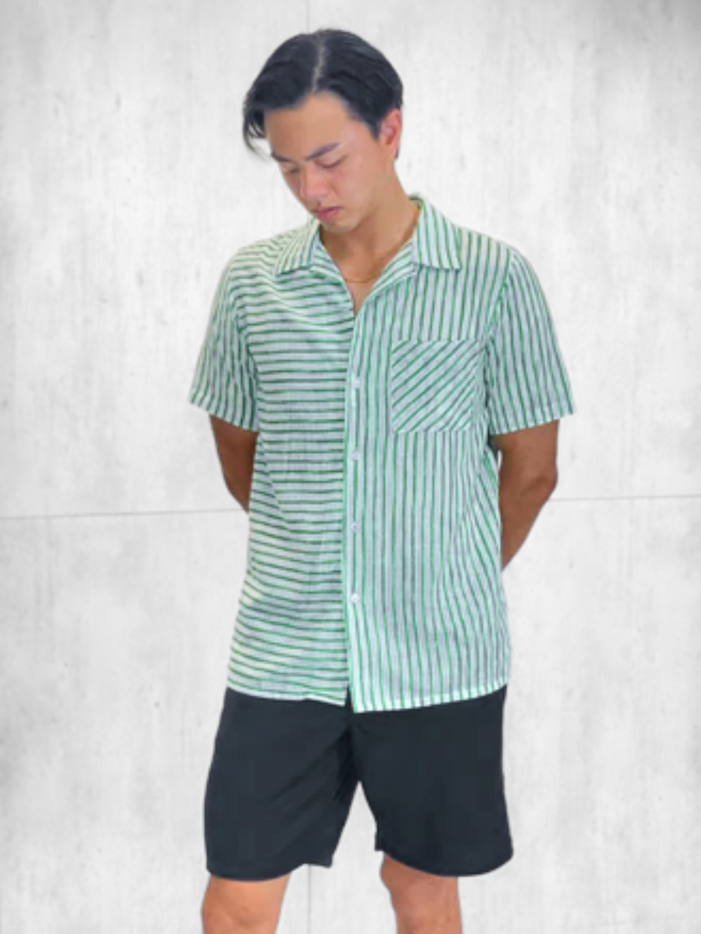 Scott Stripes Polo Top (UNISEX)