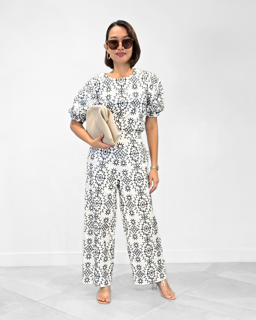 Bella Elasticized Sleeve Top