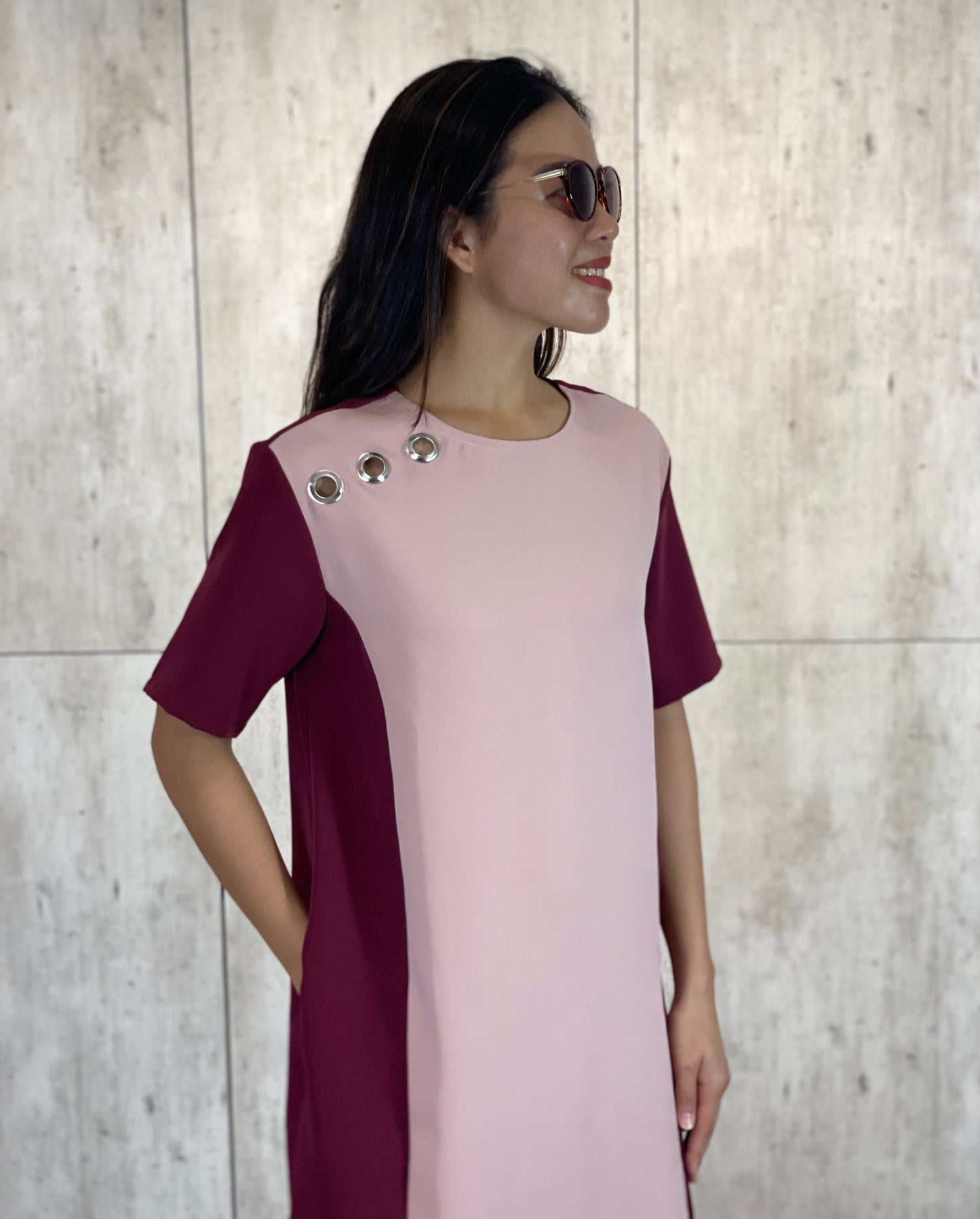 Giselle (Plus Size) Metal Ring Dress