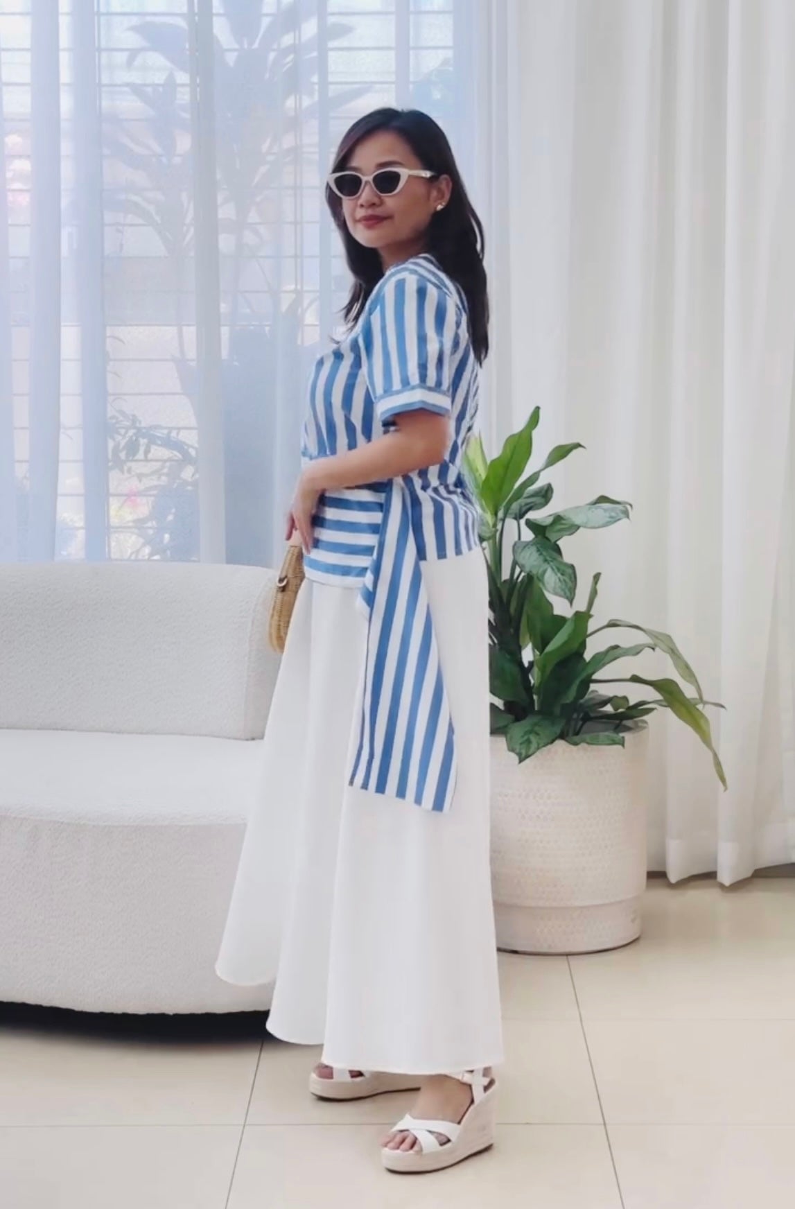 Vanessa Side Drape Top
