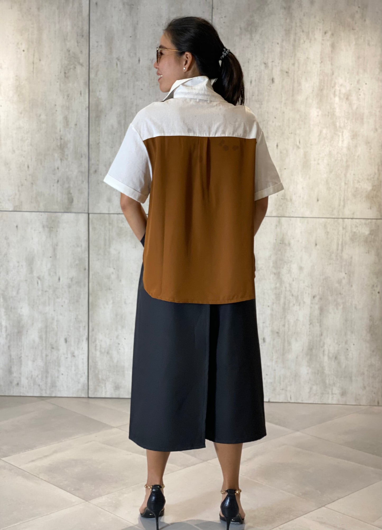 Tracy (Plus Size) Colorblock Top