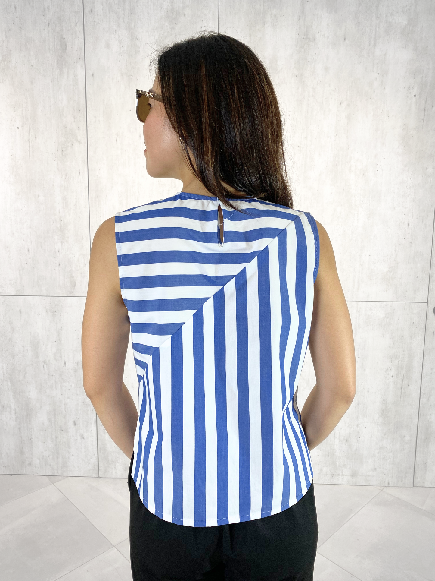 Claudine Nautical Top