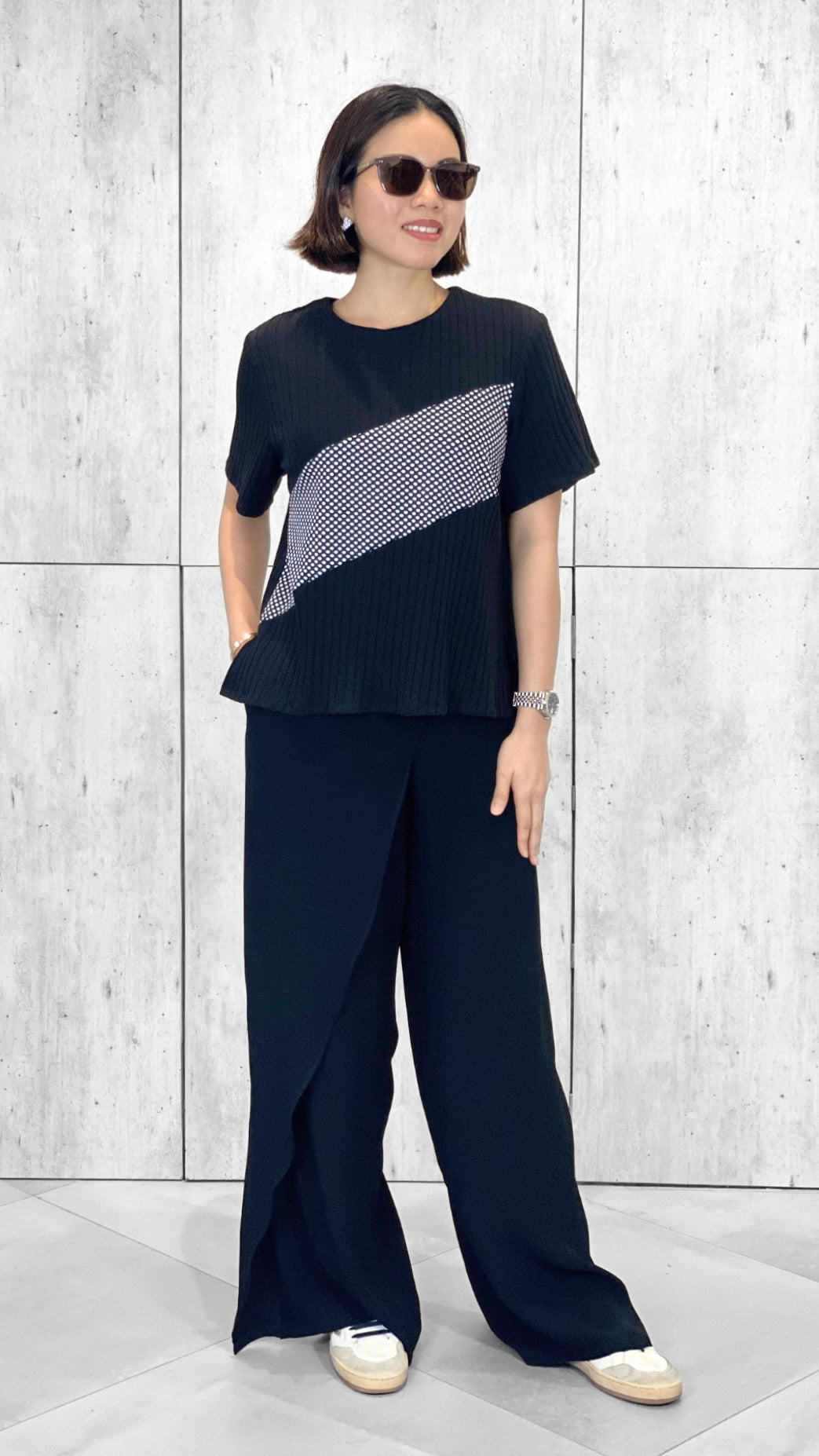 Nika (Plus Size) Ribbed Top
