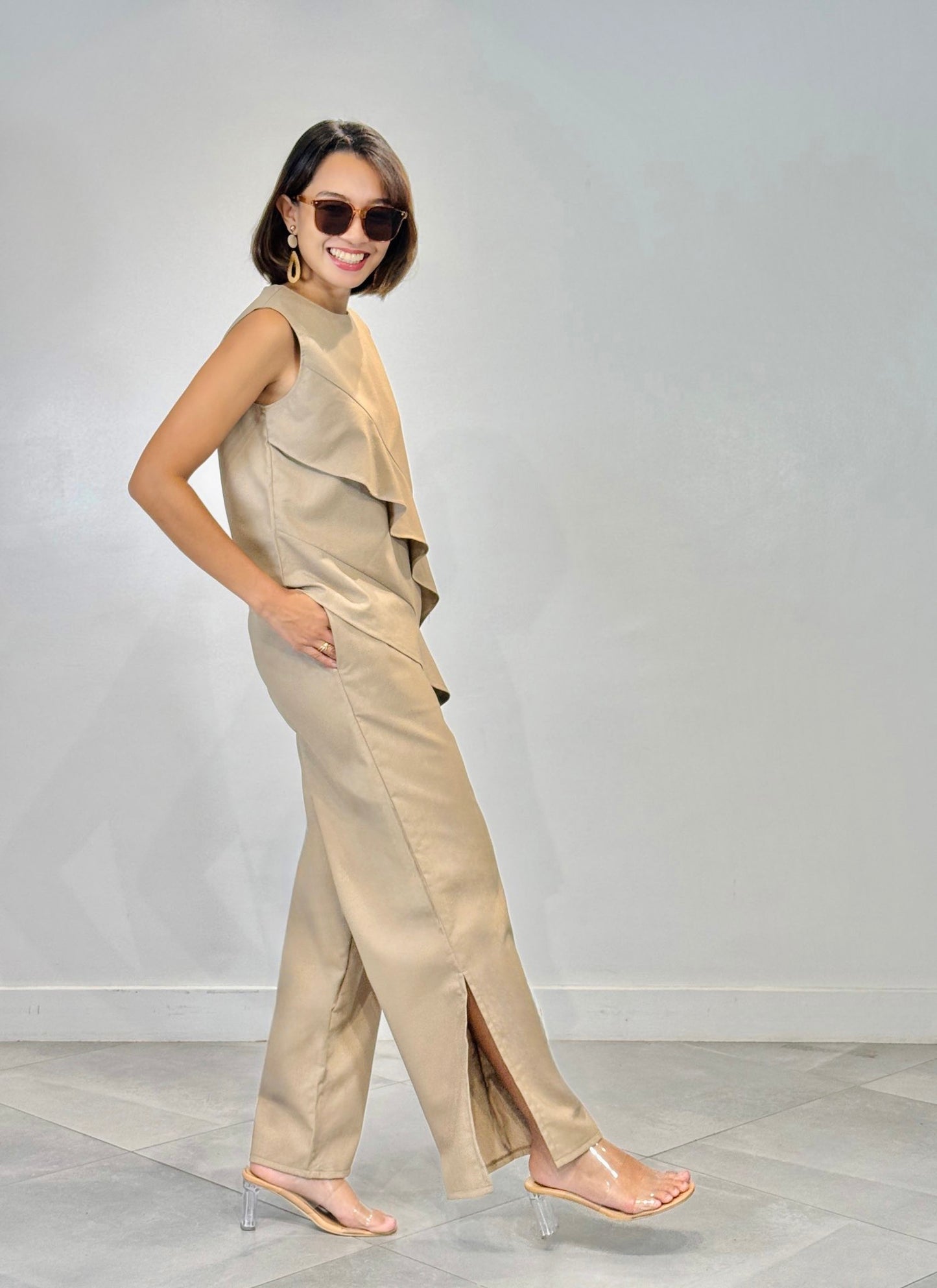 Bianca Side Slit Pants
