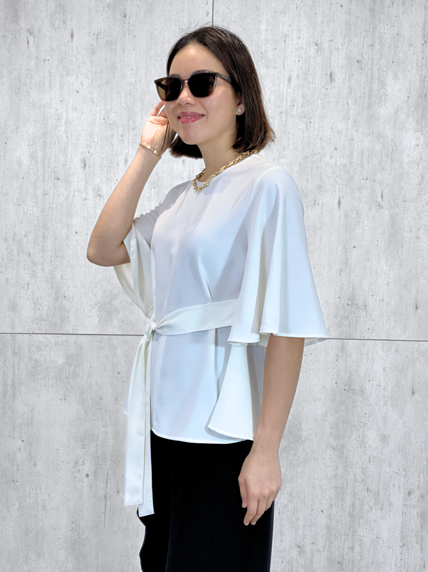 Sage 2-Way Sash Top