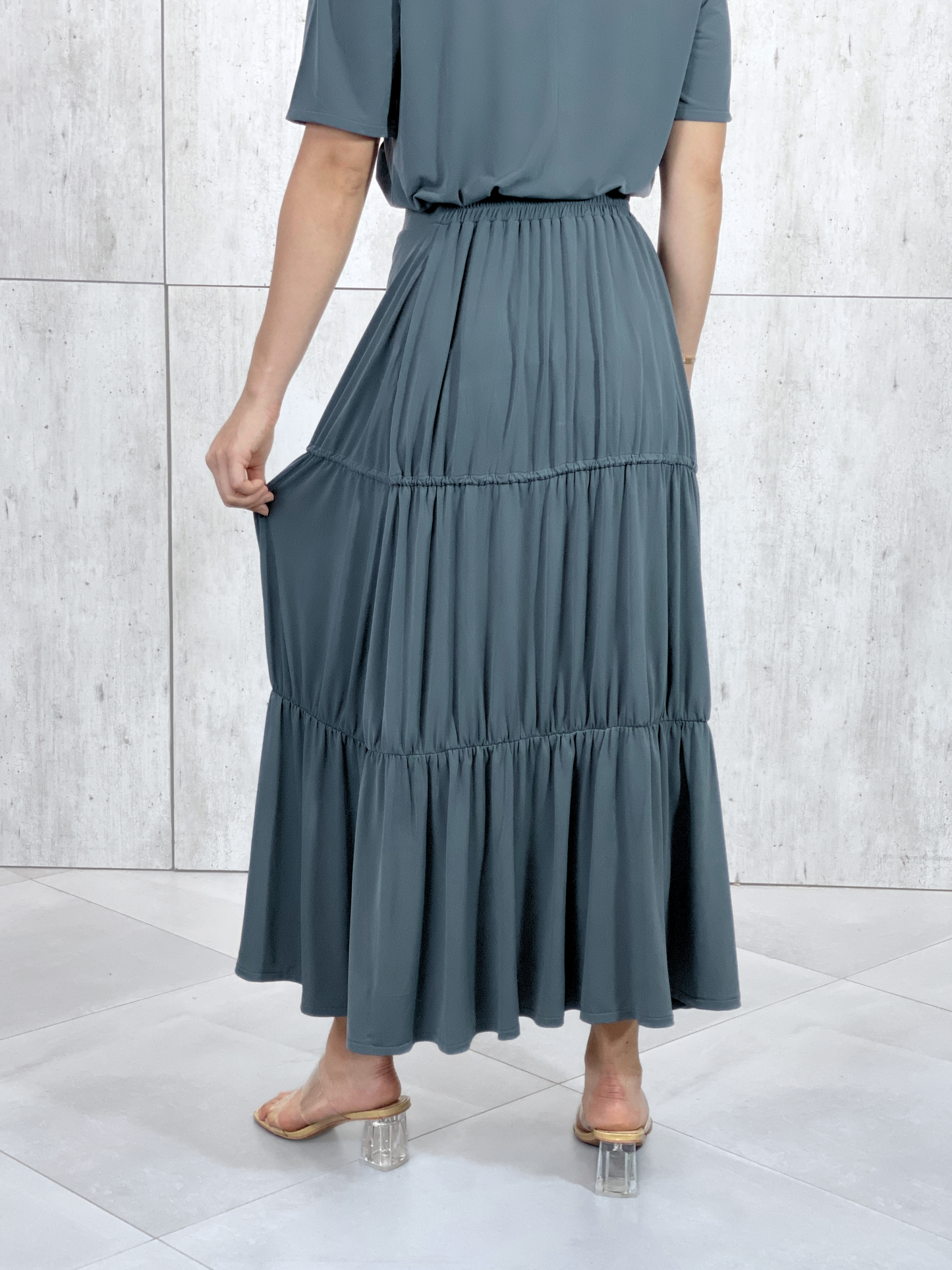 Ritz (Plus Size) String Accent Skirt