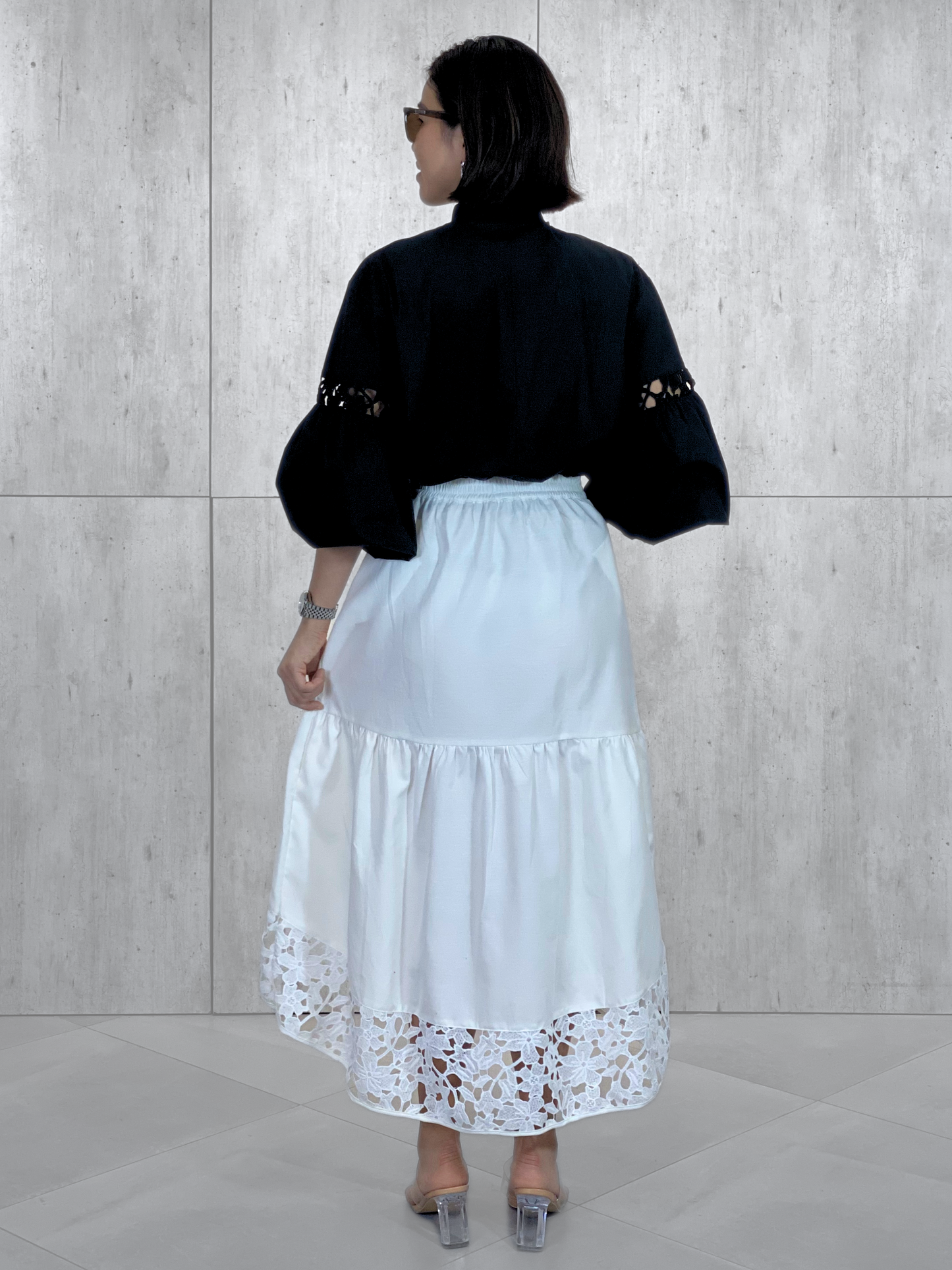 Palmer (Plus Size) High-Low Skirt