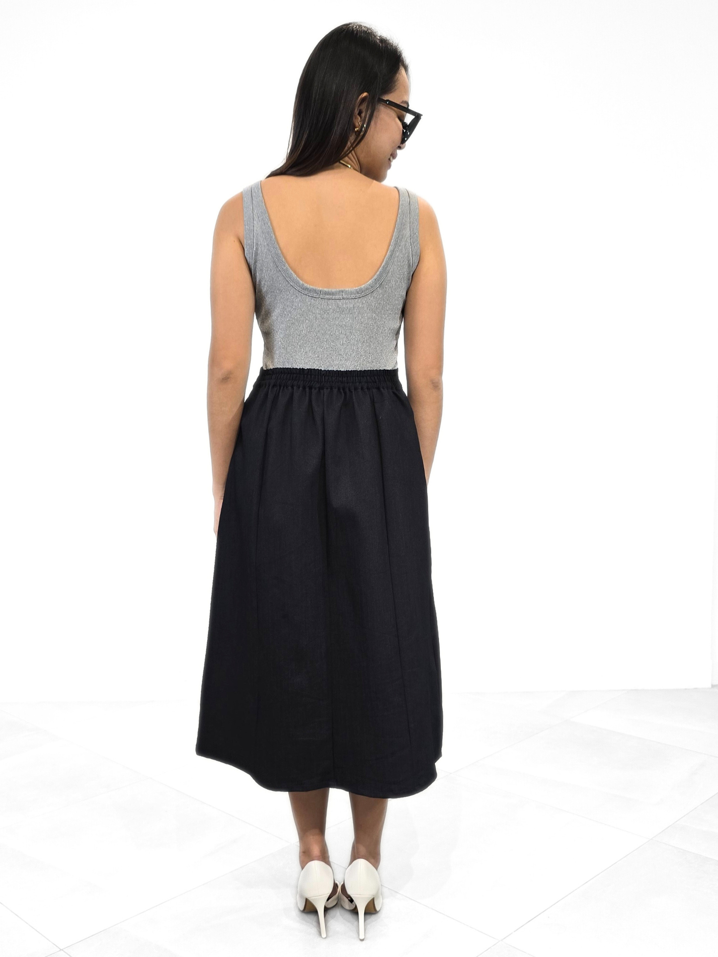Mitch (Plus Size) Panel Skirt