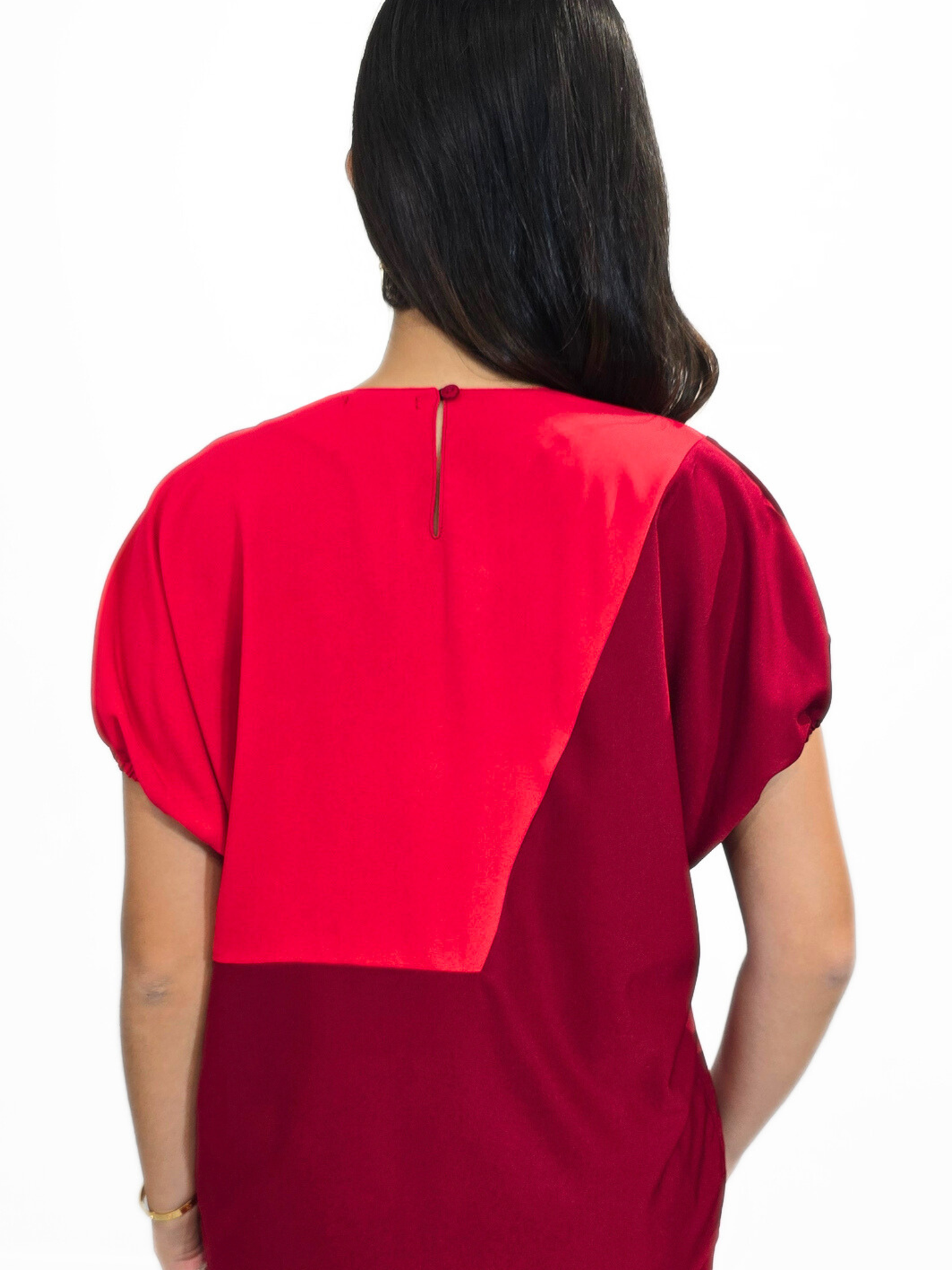 Nina (Plus Size) Geomteric Top