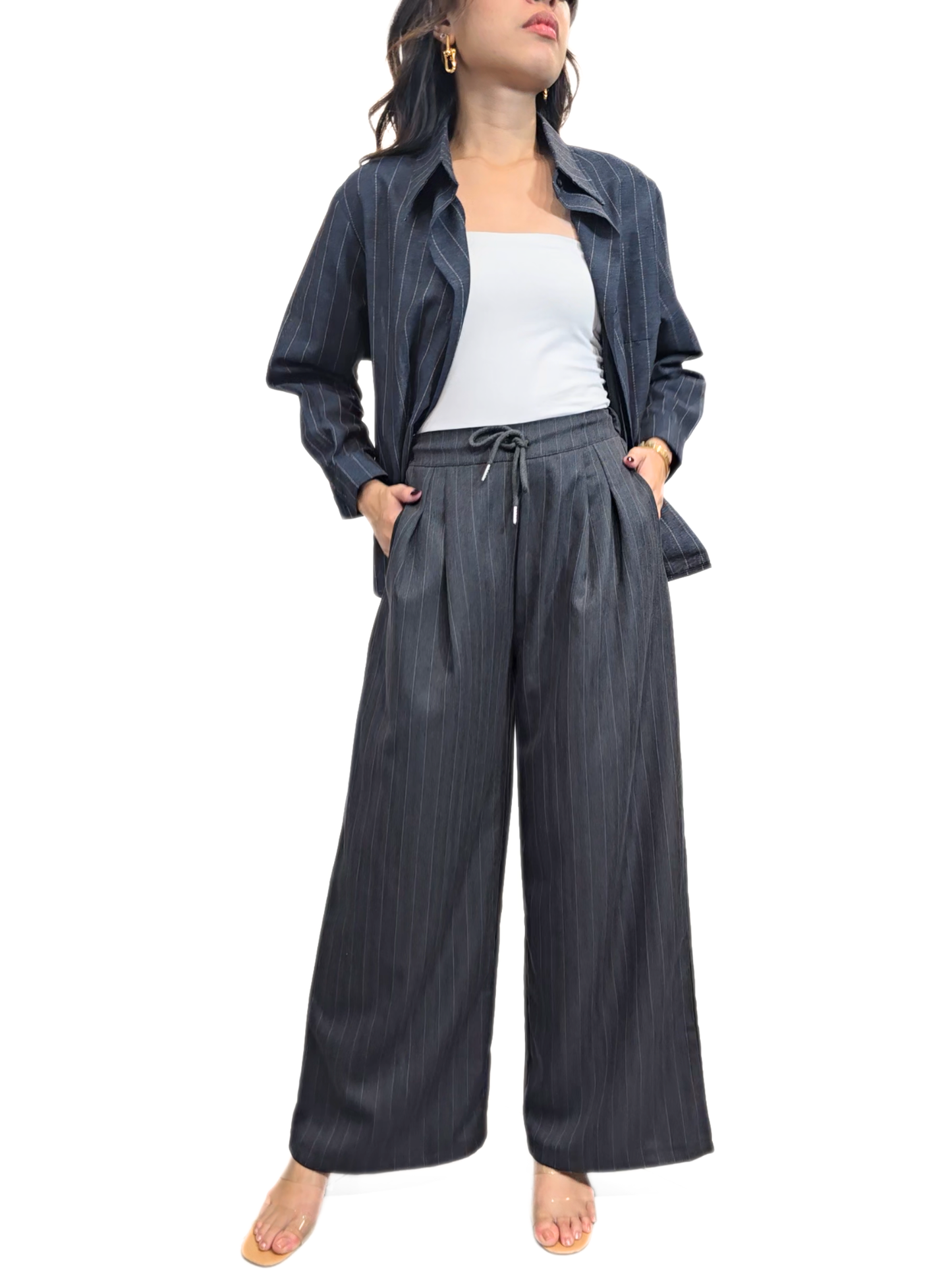 Yvette Pinstripes Pants