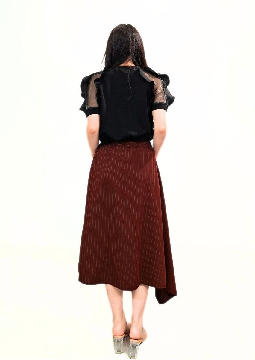 Rica Pinstripe Skirt