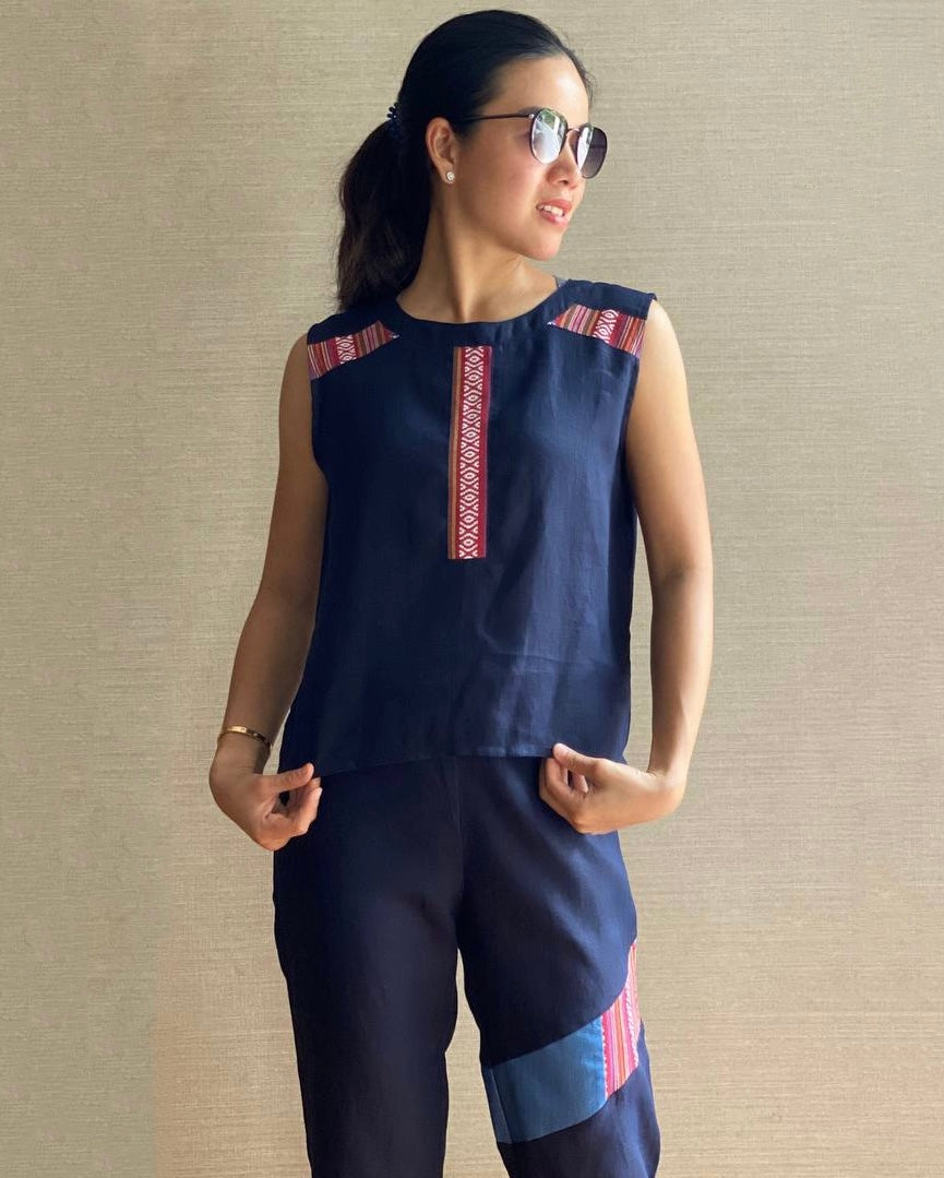 Pippa Ethnic Sleeveless Top