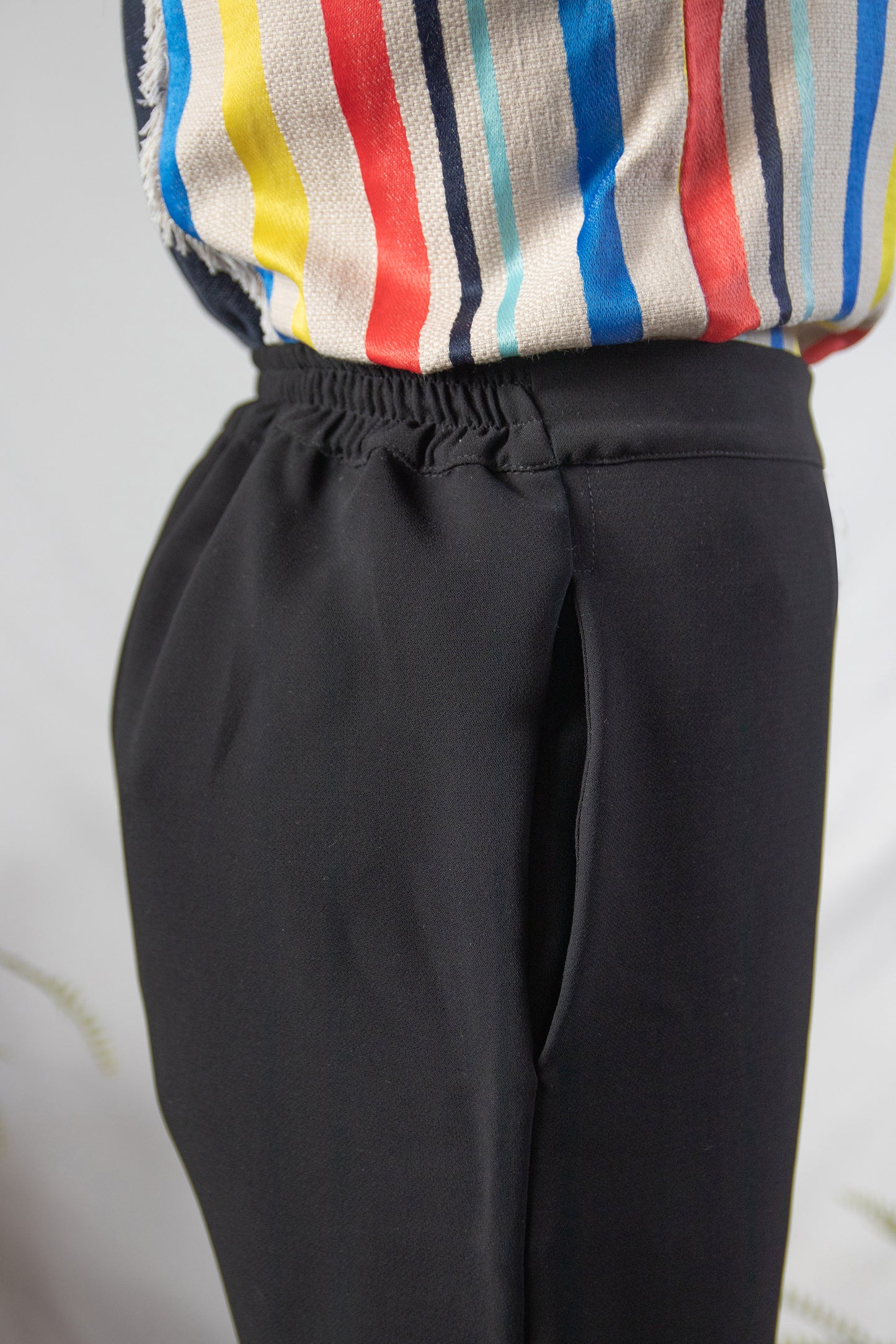 Mikaela Zipper Accent Pants