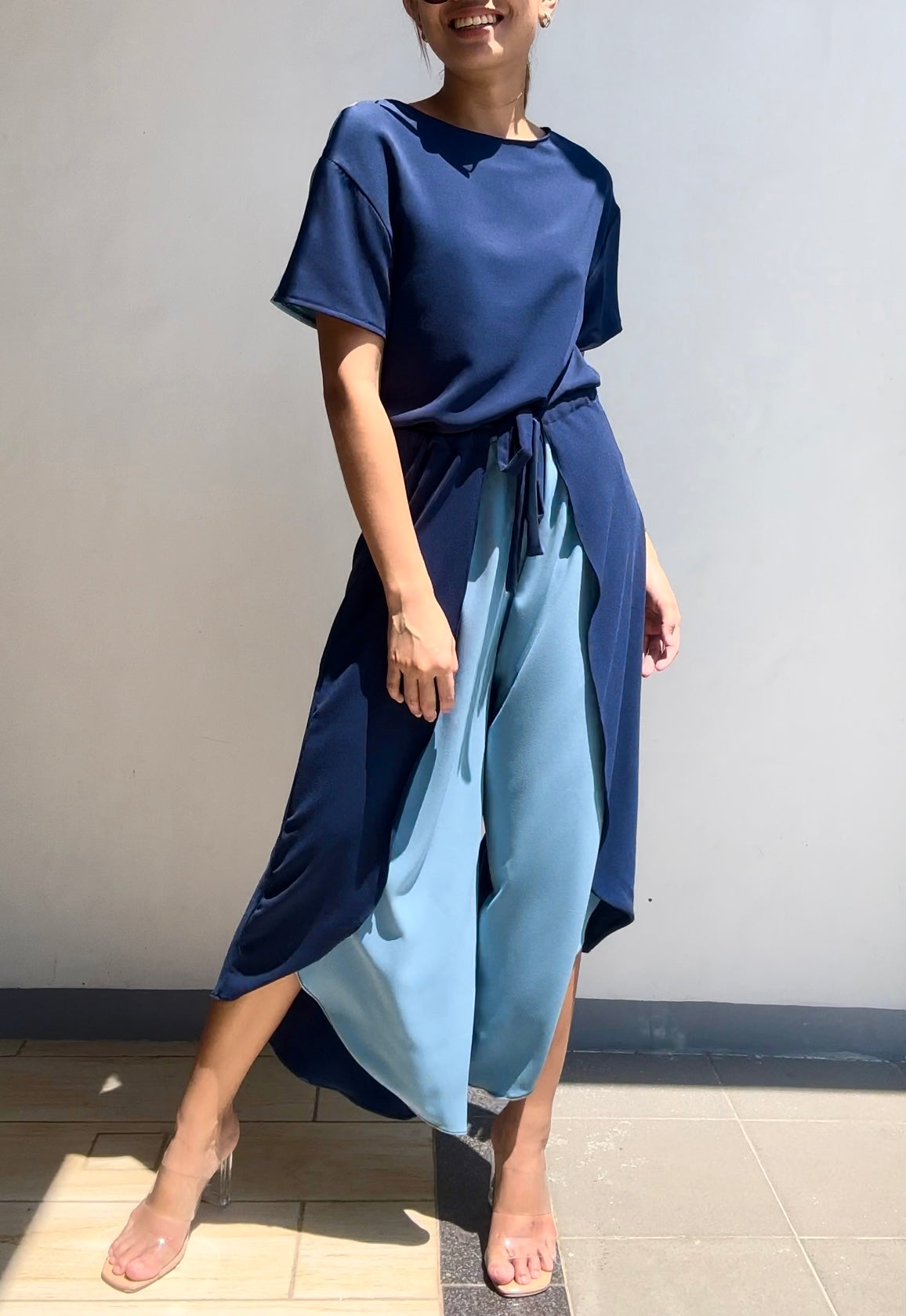 Trixie Reversible Color Block Top