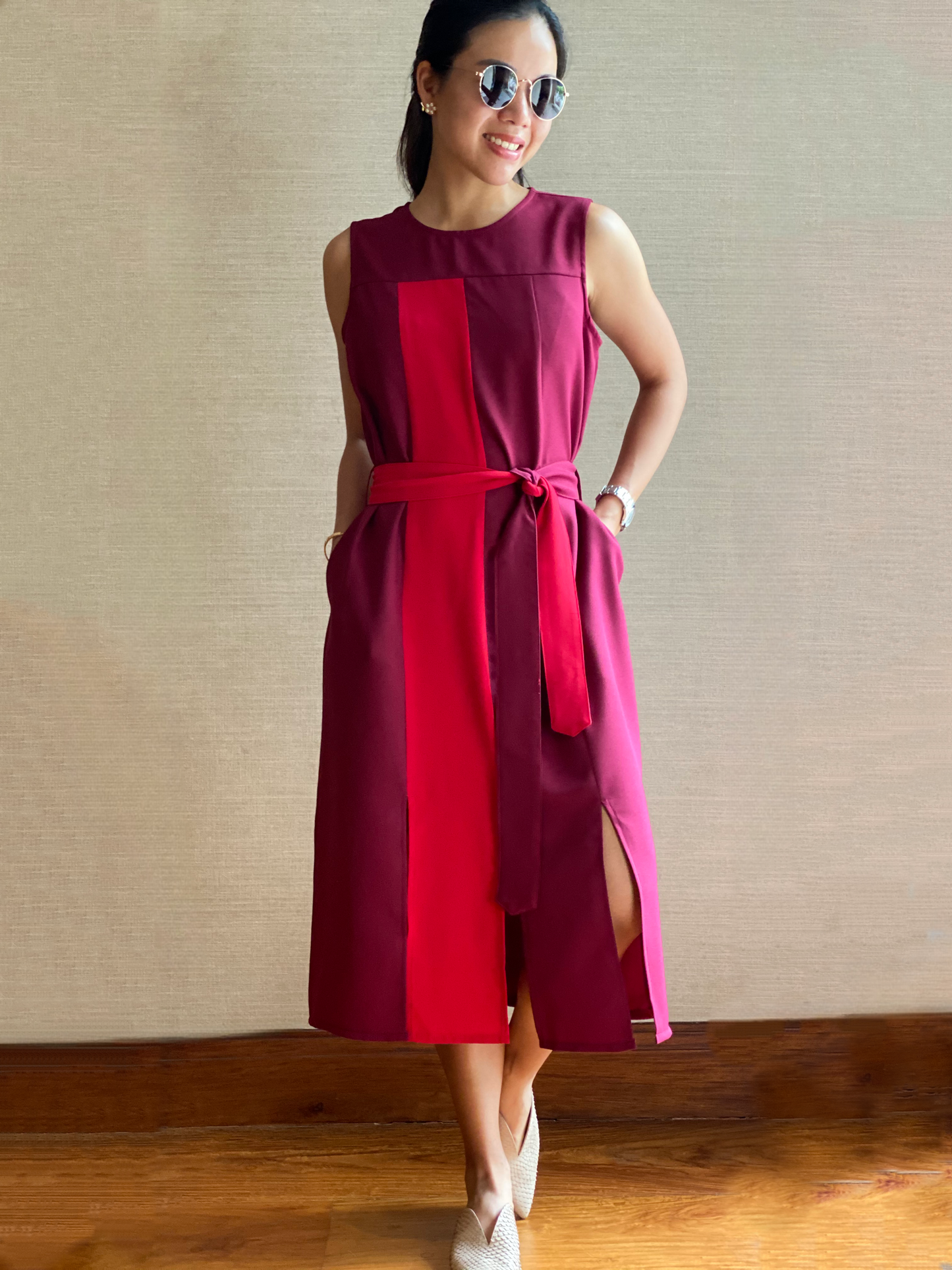 Mitch Panel Sleeveless Dress