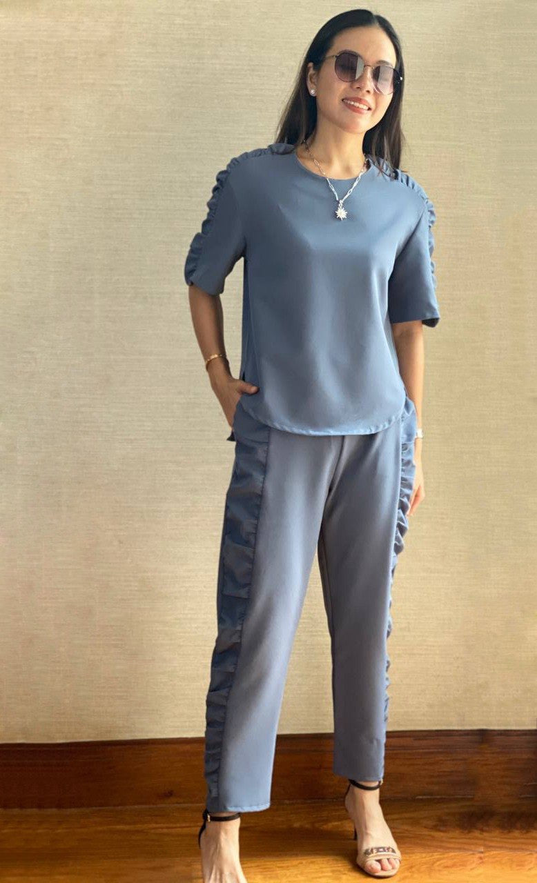 Veronica (Plus Size) Shirred Top