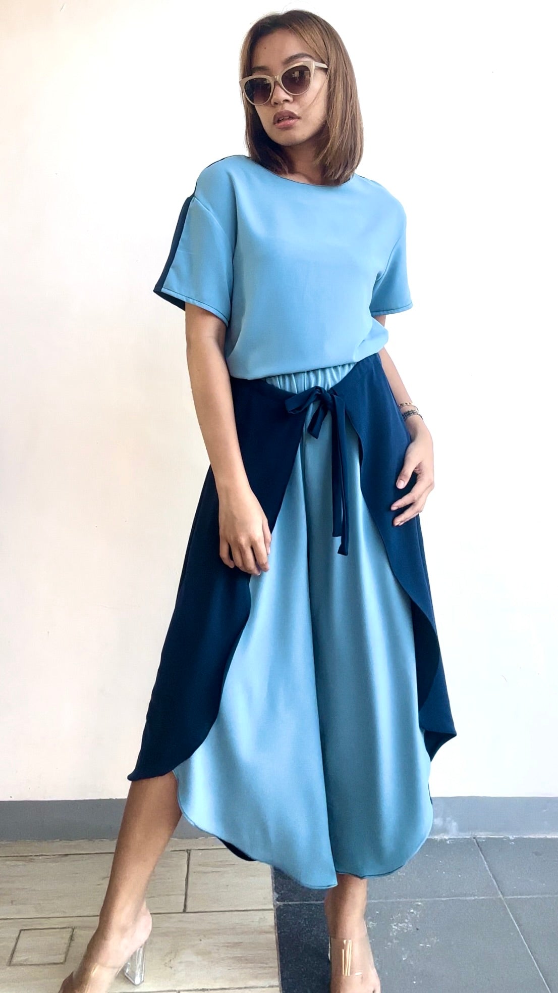 Trixie Reversible Color Block Top