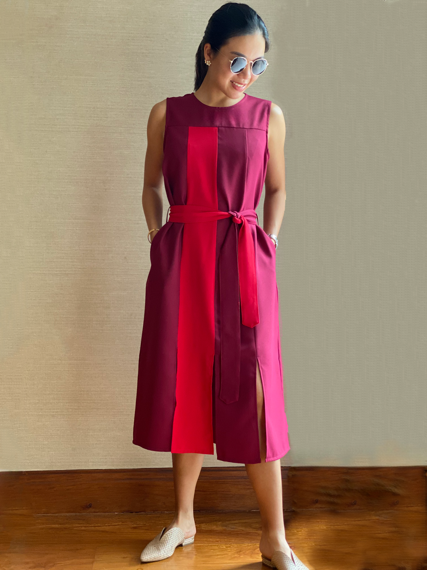 Mitch Panel Sleeveless Dress