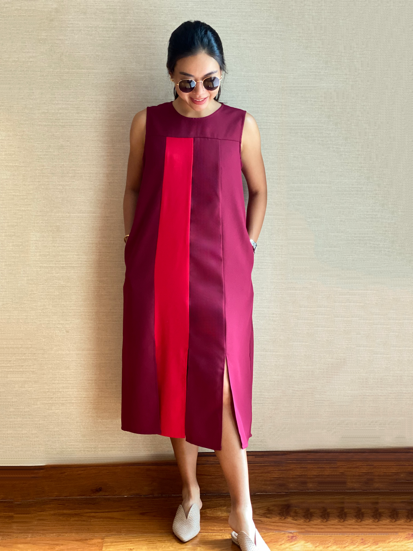 Mitch Panel Sleeveless Dress