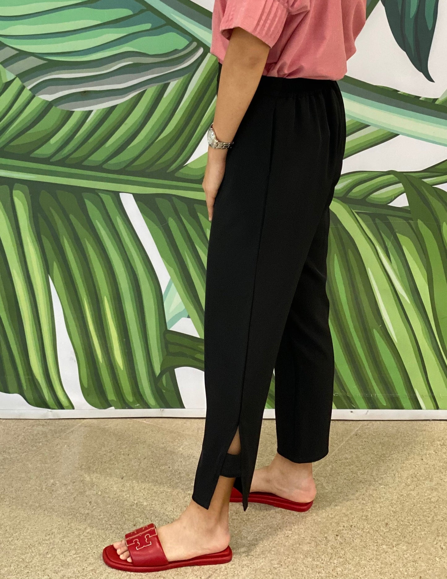 Clarrie Inverted V-hem Pants