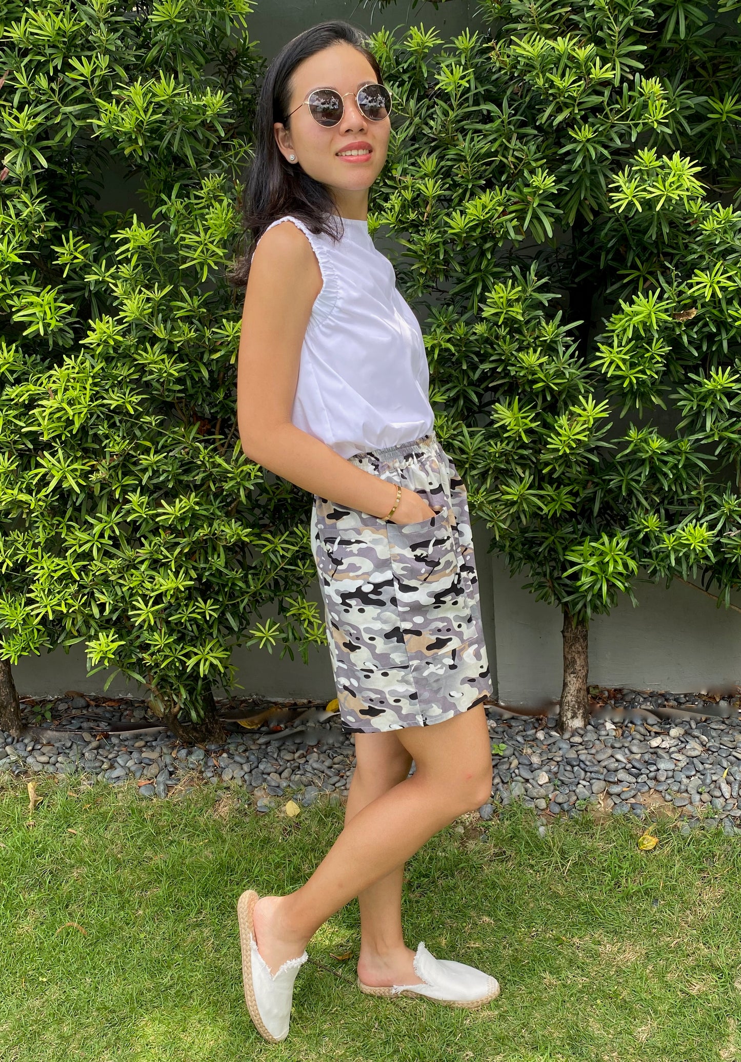 Tamika Camo 4 Pocket Shorts