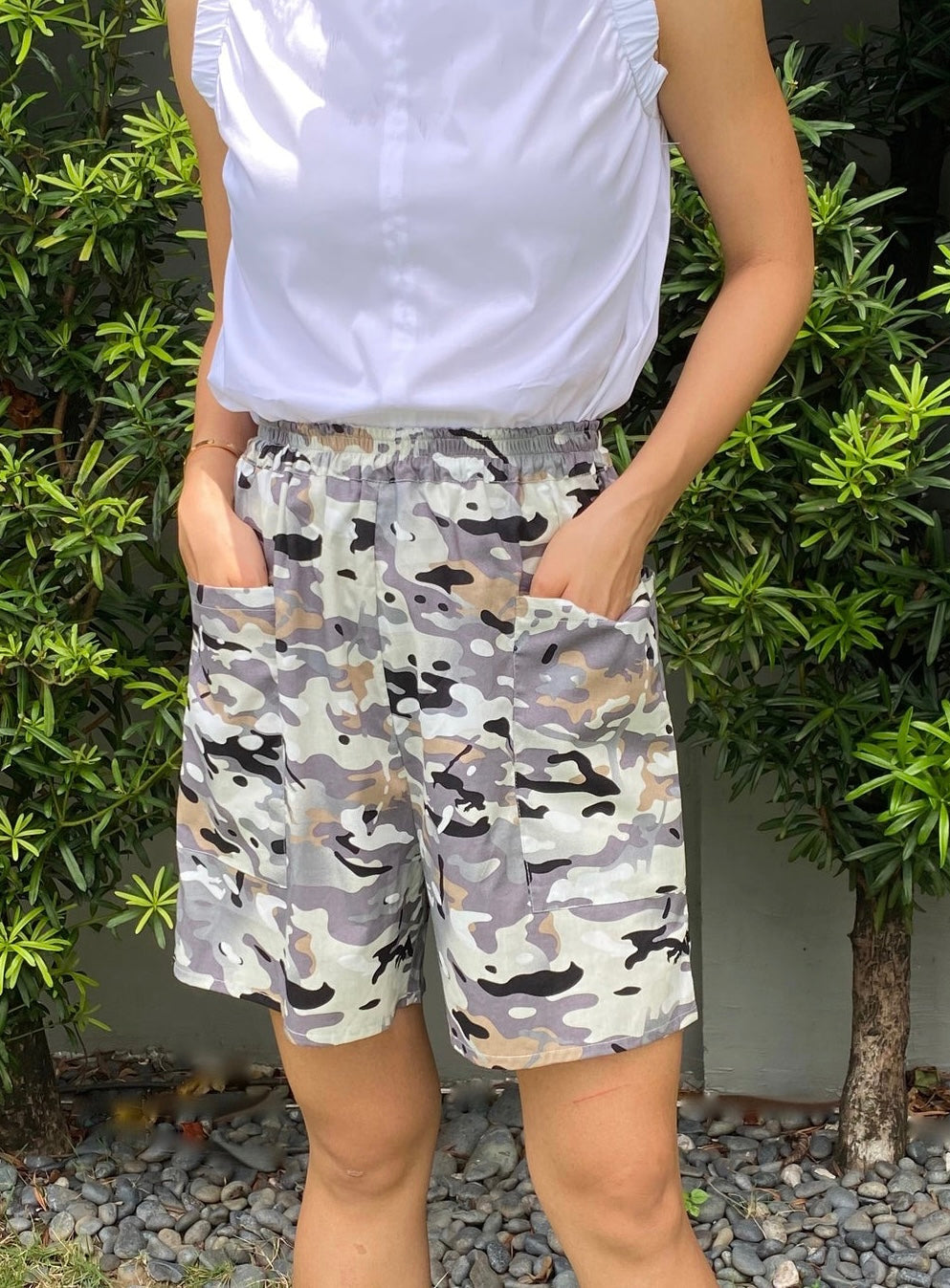 Tamika Camo 4 Pocket Shorts