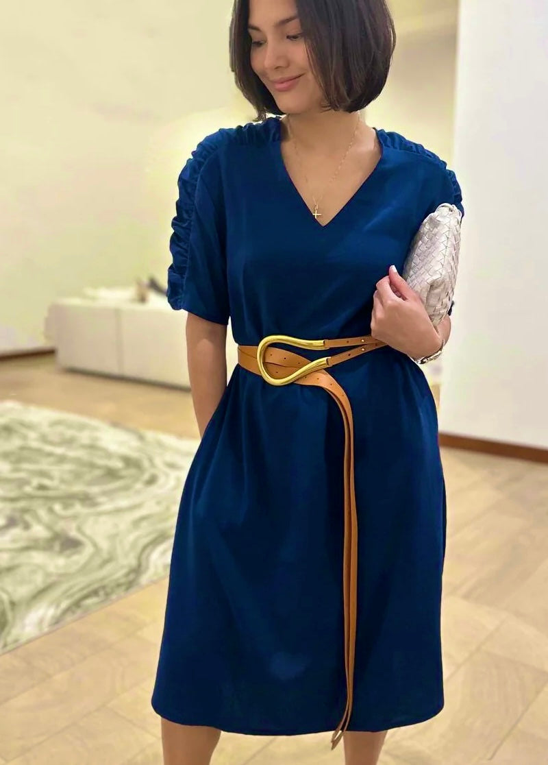 Veronica Shirred Dress