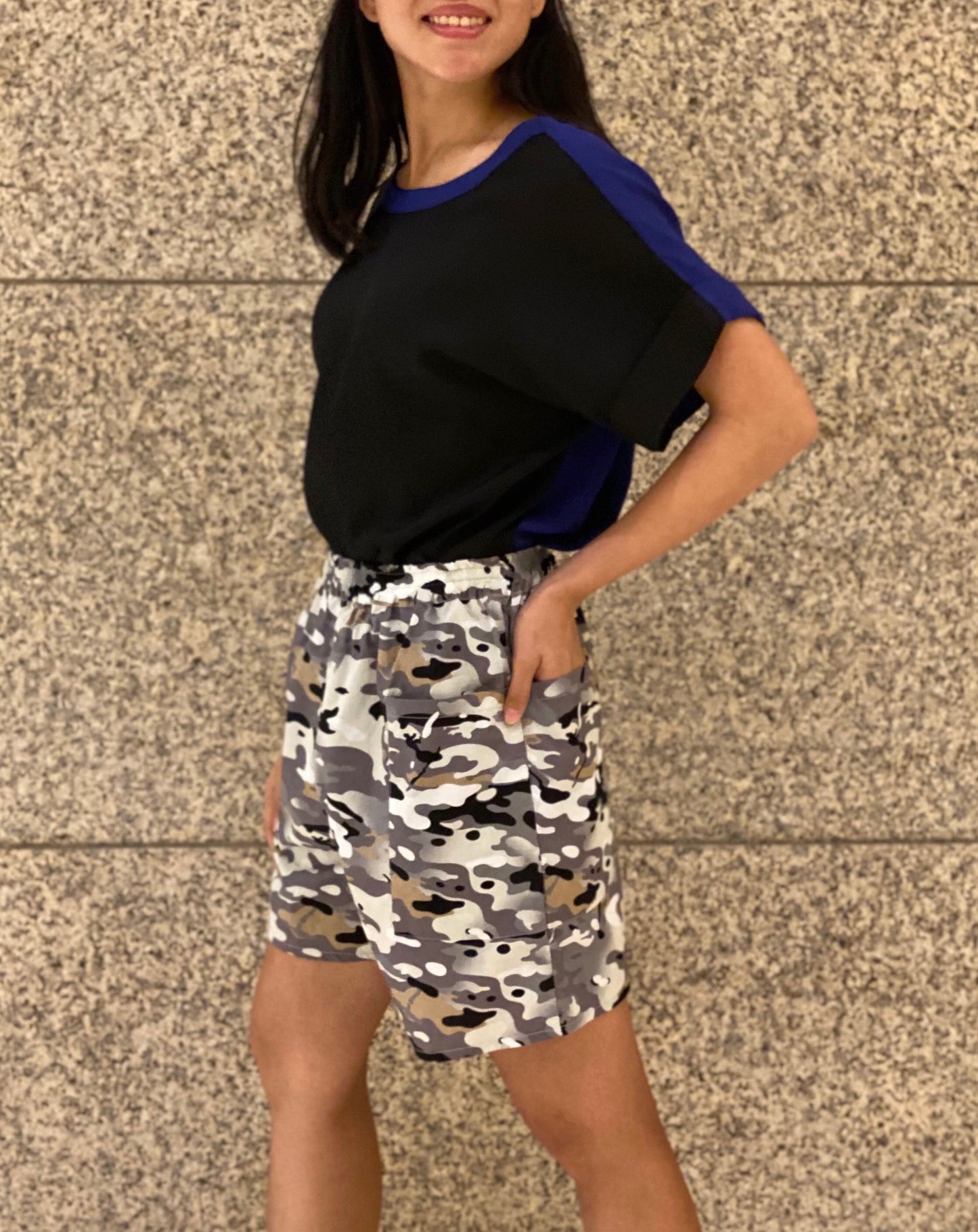 Tamika Camo 4 Pocket Shorts