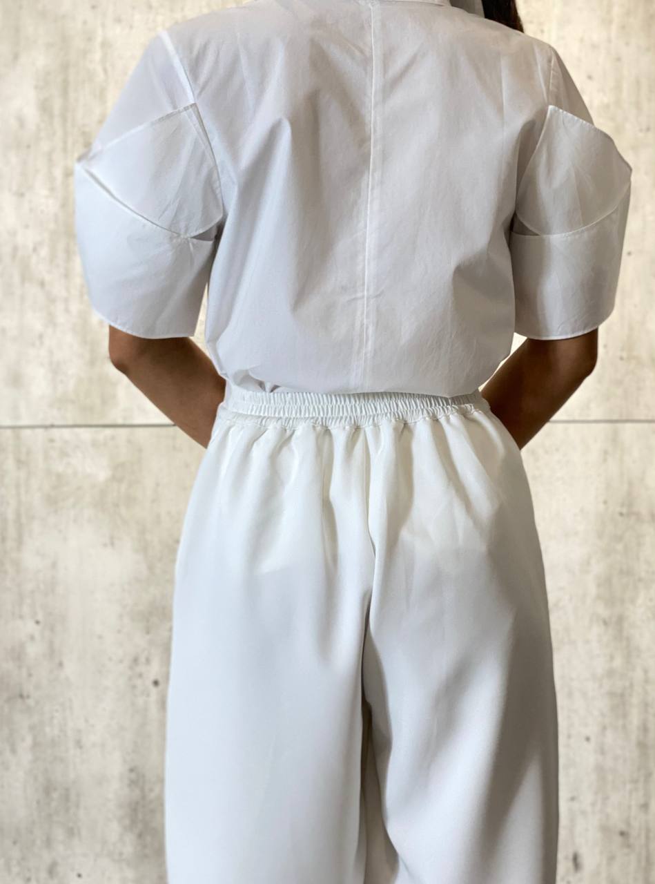 Naomi (Plus Size) Side Slit Pants