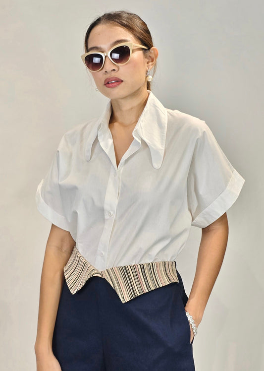 Callie (Plus Size) Polo Top