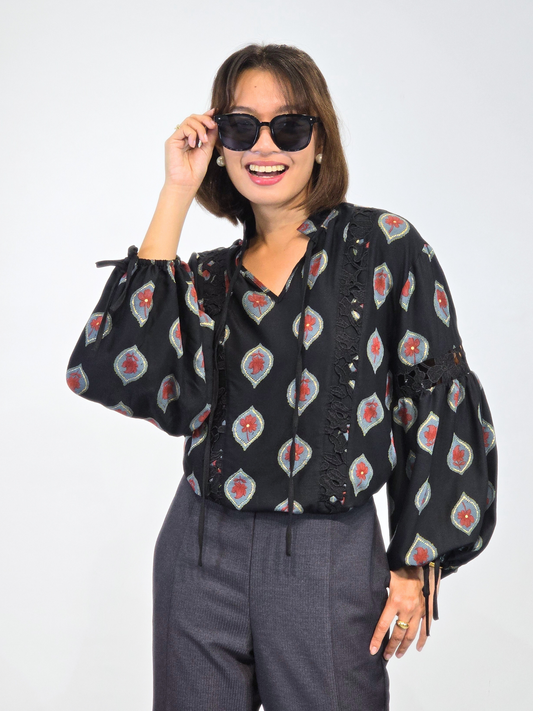 Palmer (Plus Size) Appliqué Top
