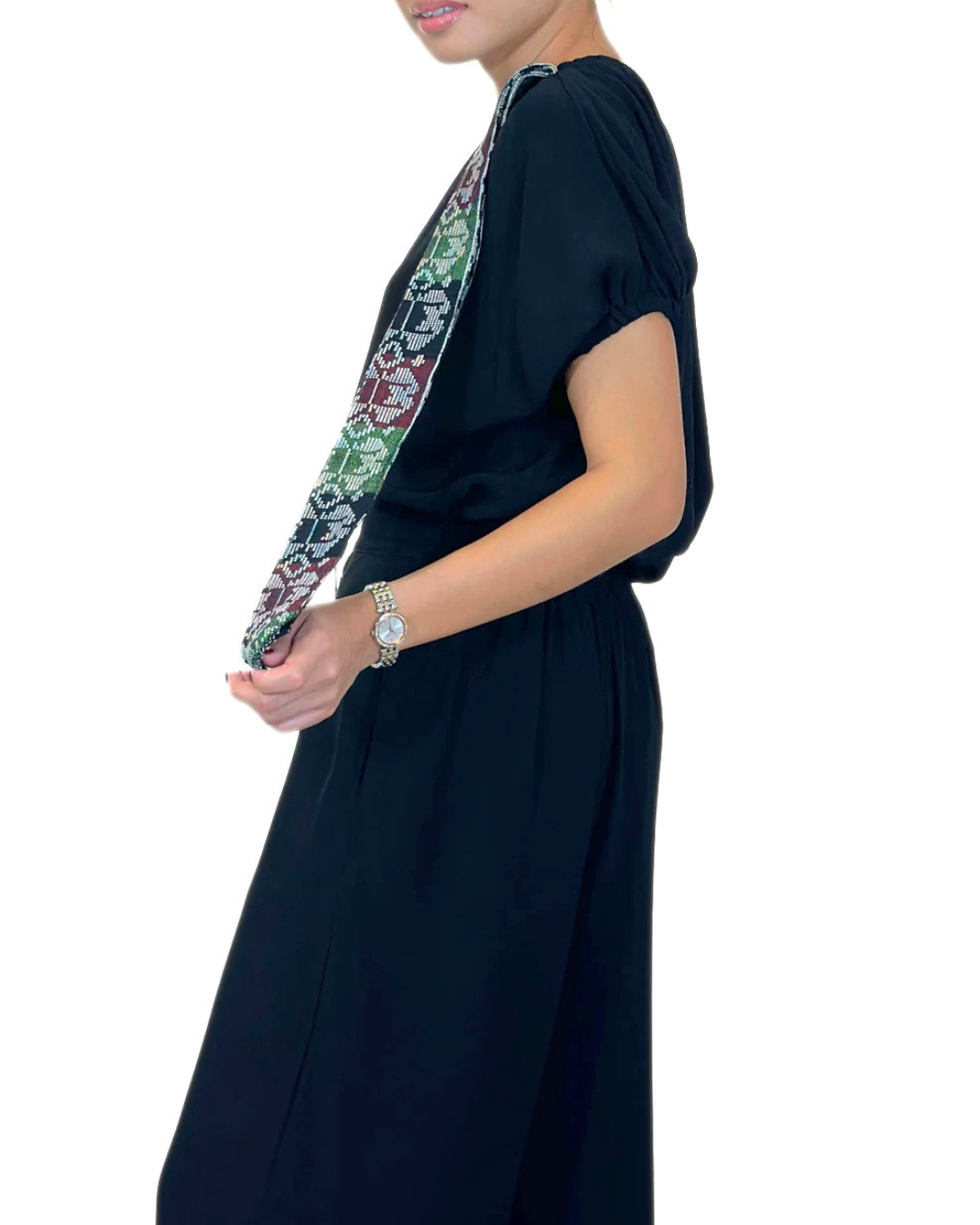 Finley Ethnic Ribbon Accent Top
