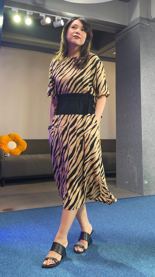 Khloe Elasticized Waistband Dress