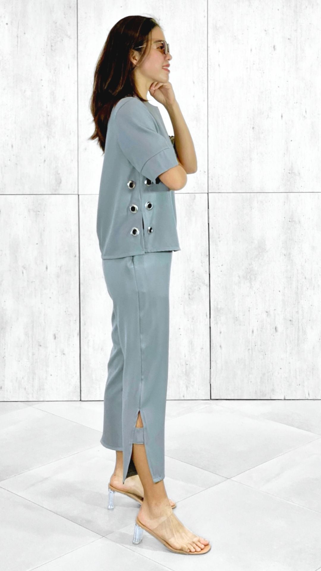 Gwen Inverted V-hem Pants