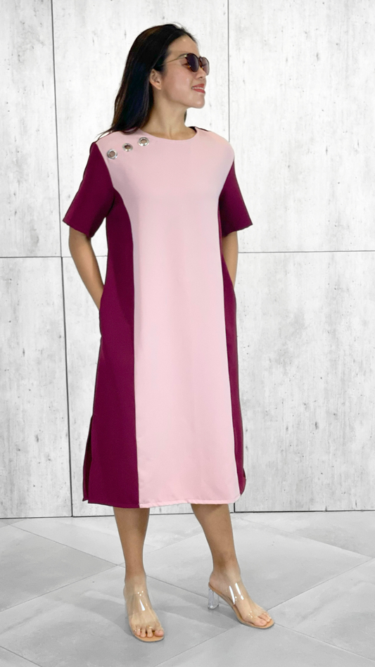 Giselle (Plus Size) Metal Ring Dress