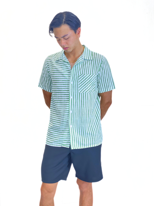 Scott Stripes Polo Top (Unisex)