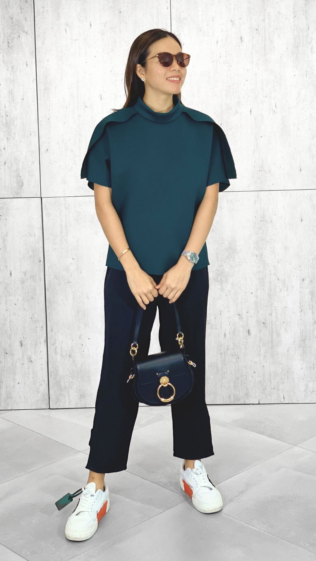 Gwen Inverted V-hem Pants